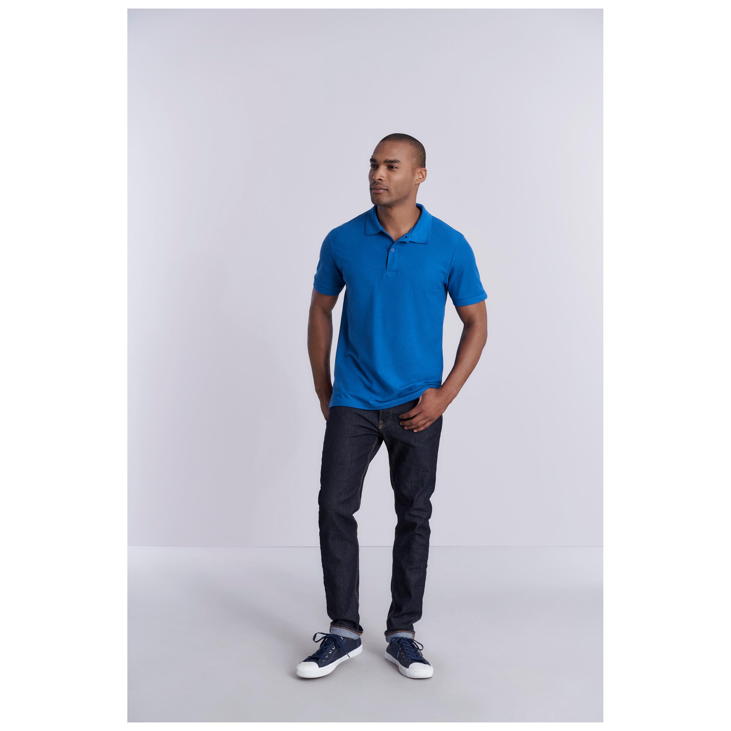 Gildan - POLO HOMME PIQUÉ DRYBLEND - Black - 3XL