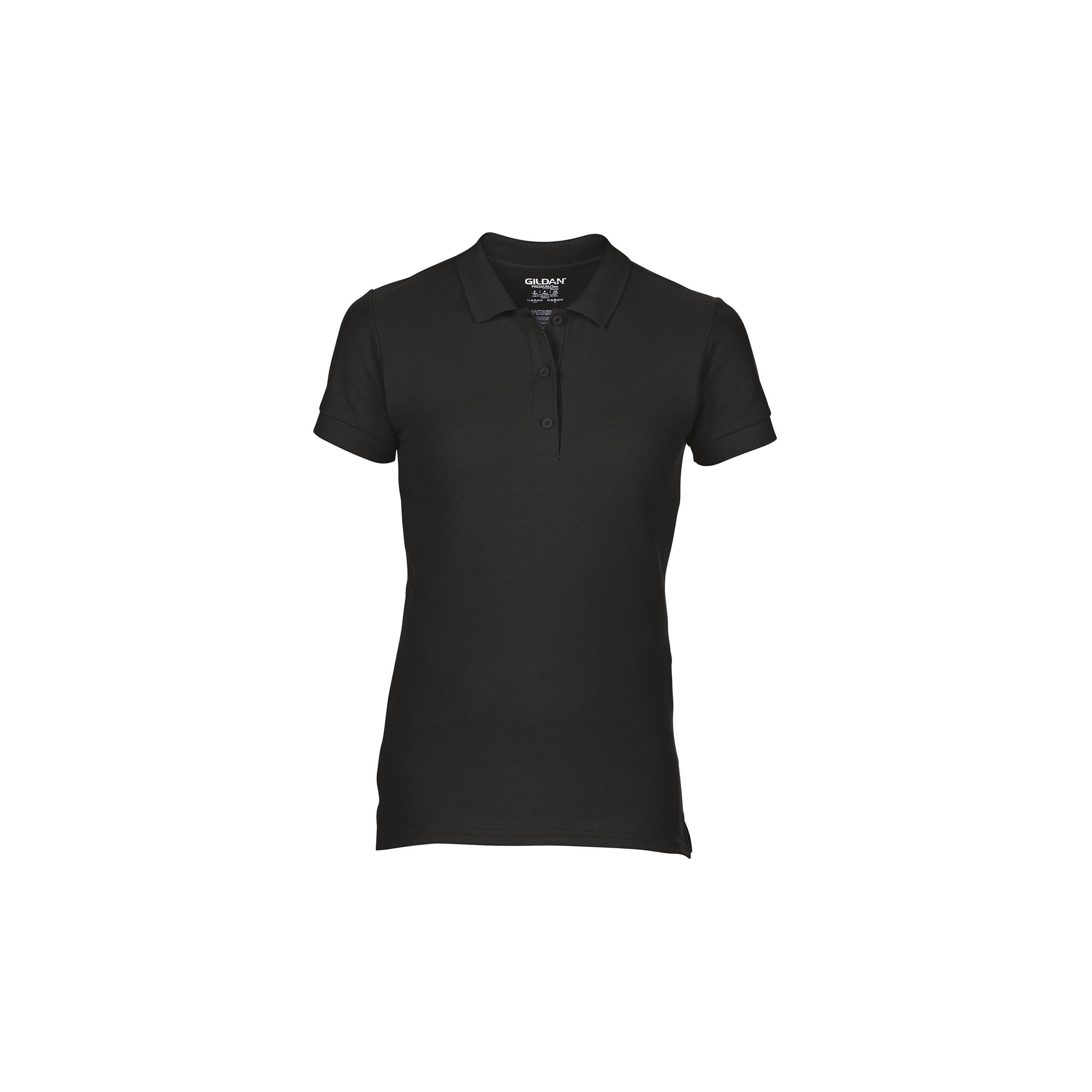 Gildan - POLO FEMME PREMIUM - Black - S