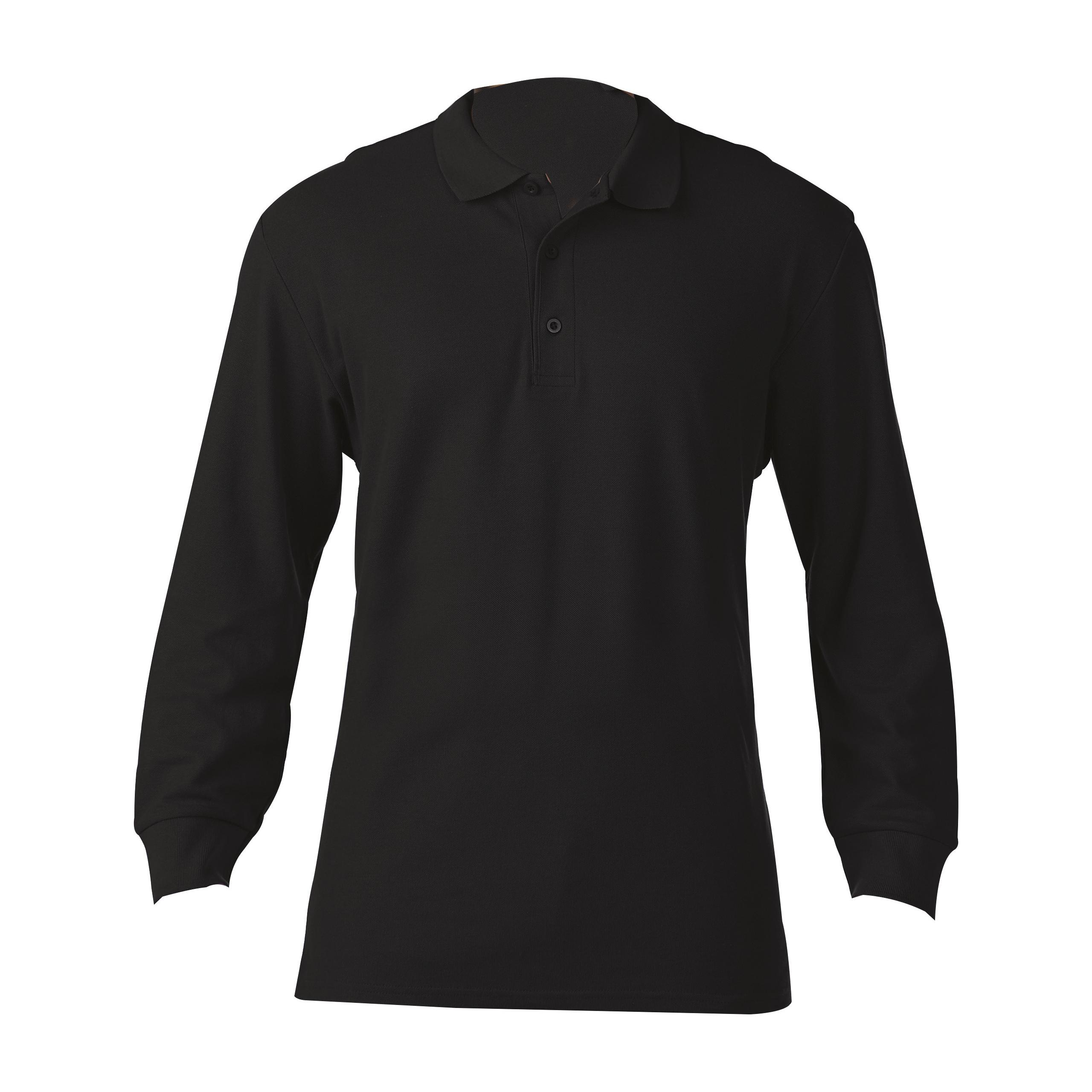 Gildan - POLO HOMME manches longues PREMIUM - Black - 3XL