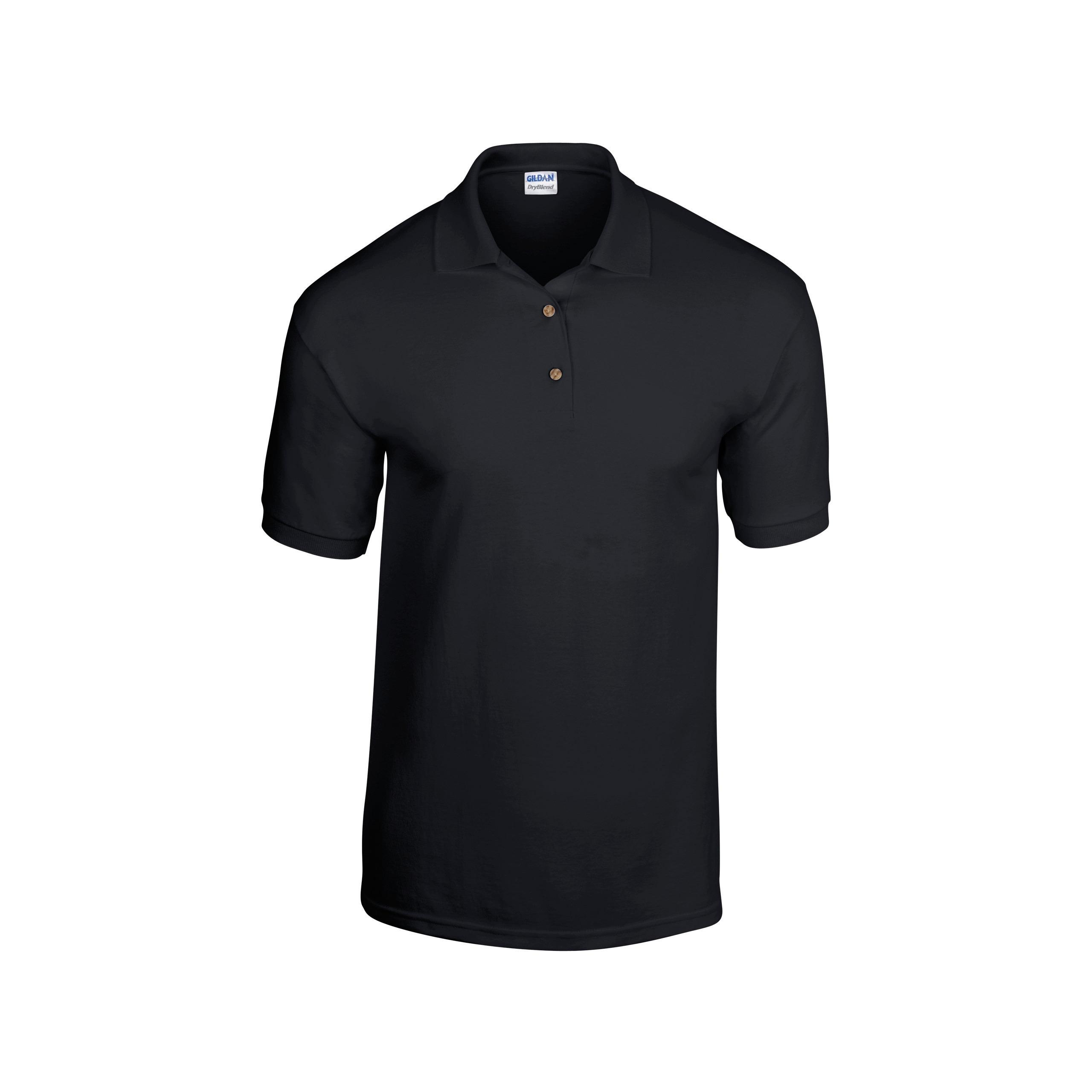 Gildan - POLO JERSEY DRYBLEND® - Black - 3XL