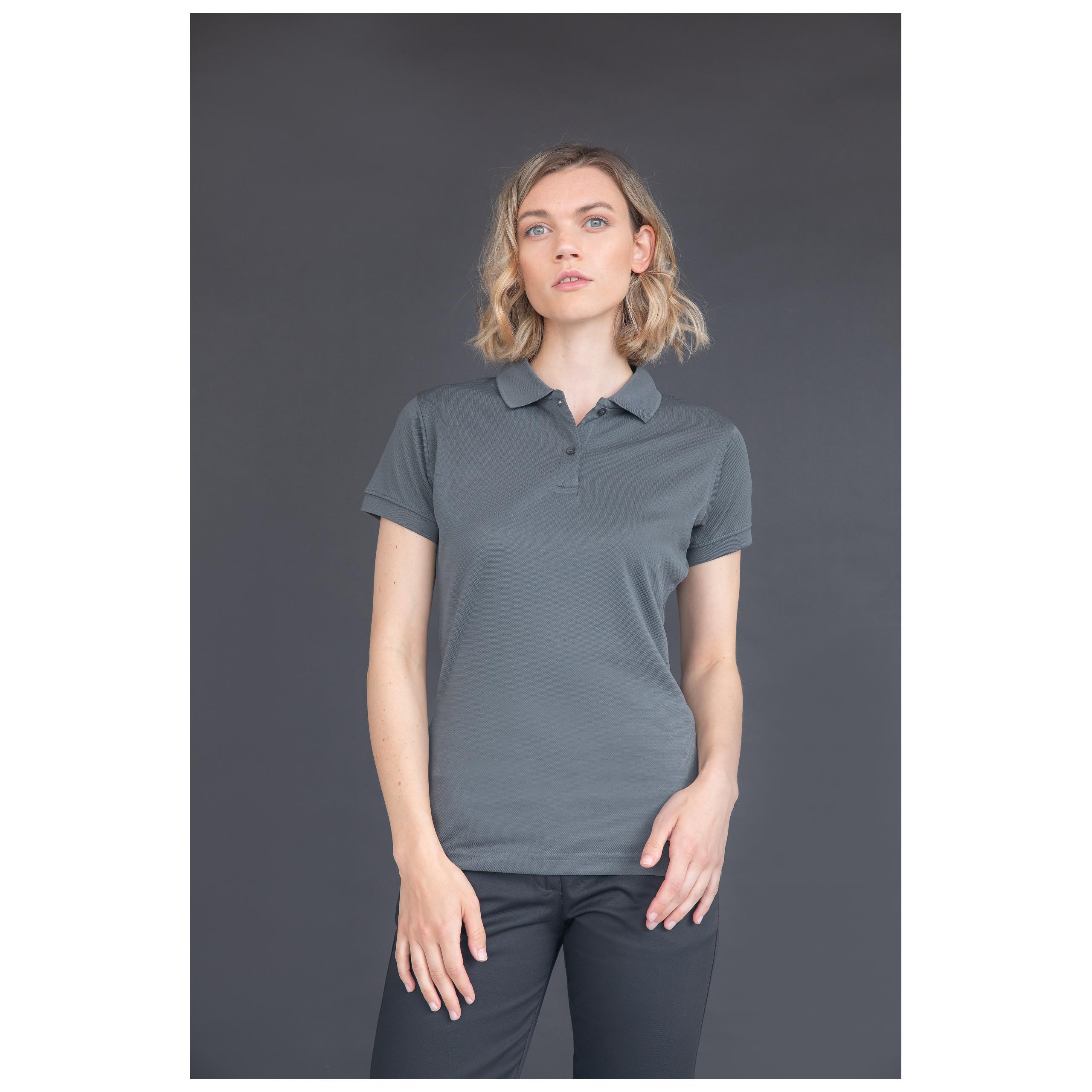 Henbury - POLO FEMME COOLPLUS - Black - XXL