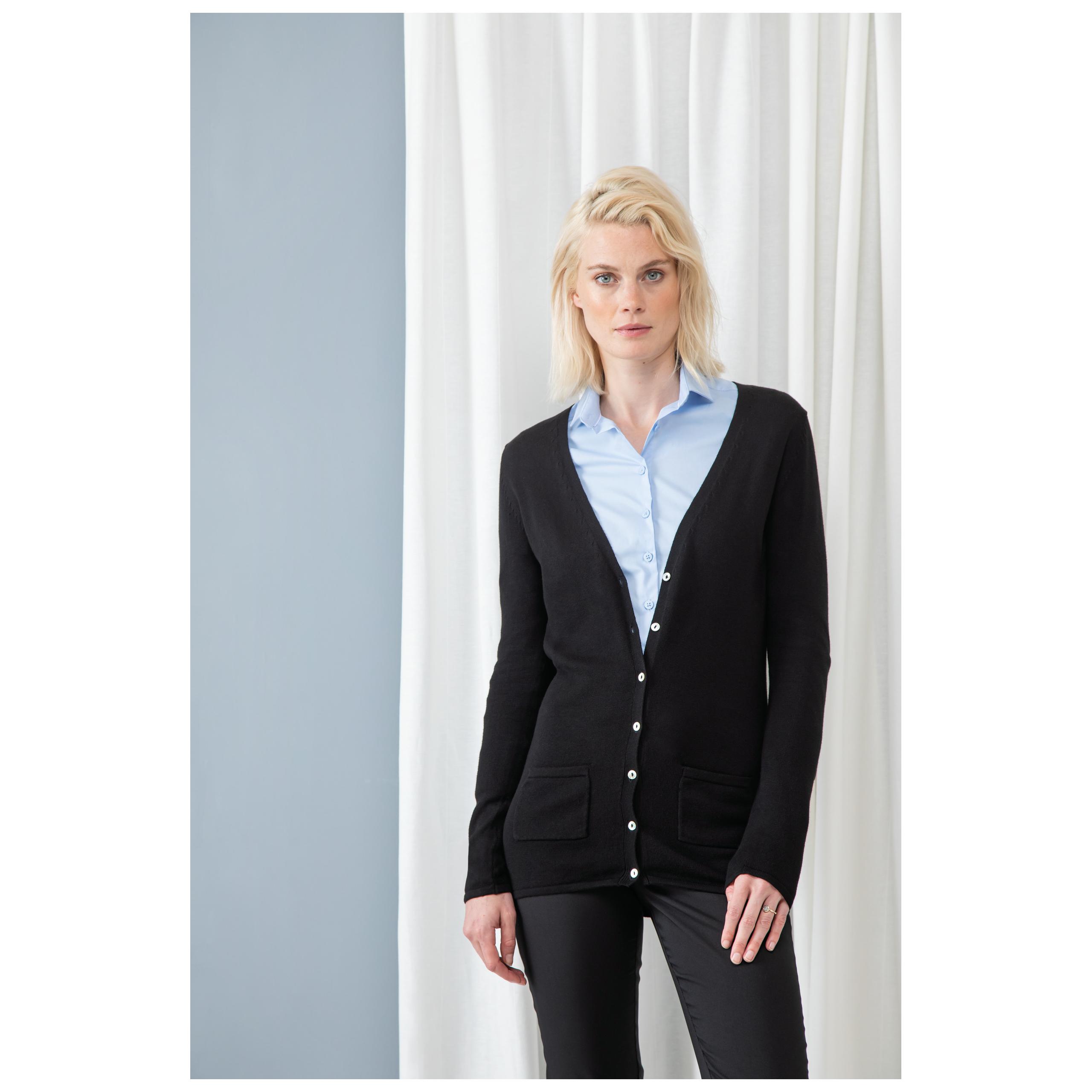 Henbury - CARDIGAN FEMME - Black - S