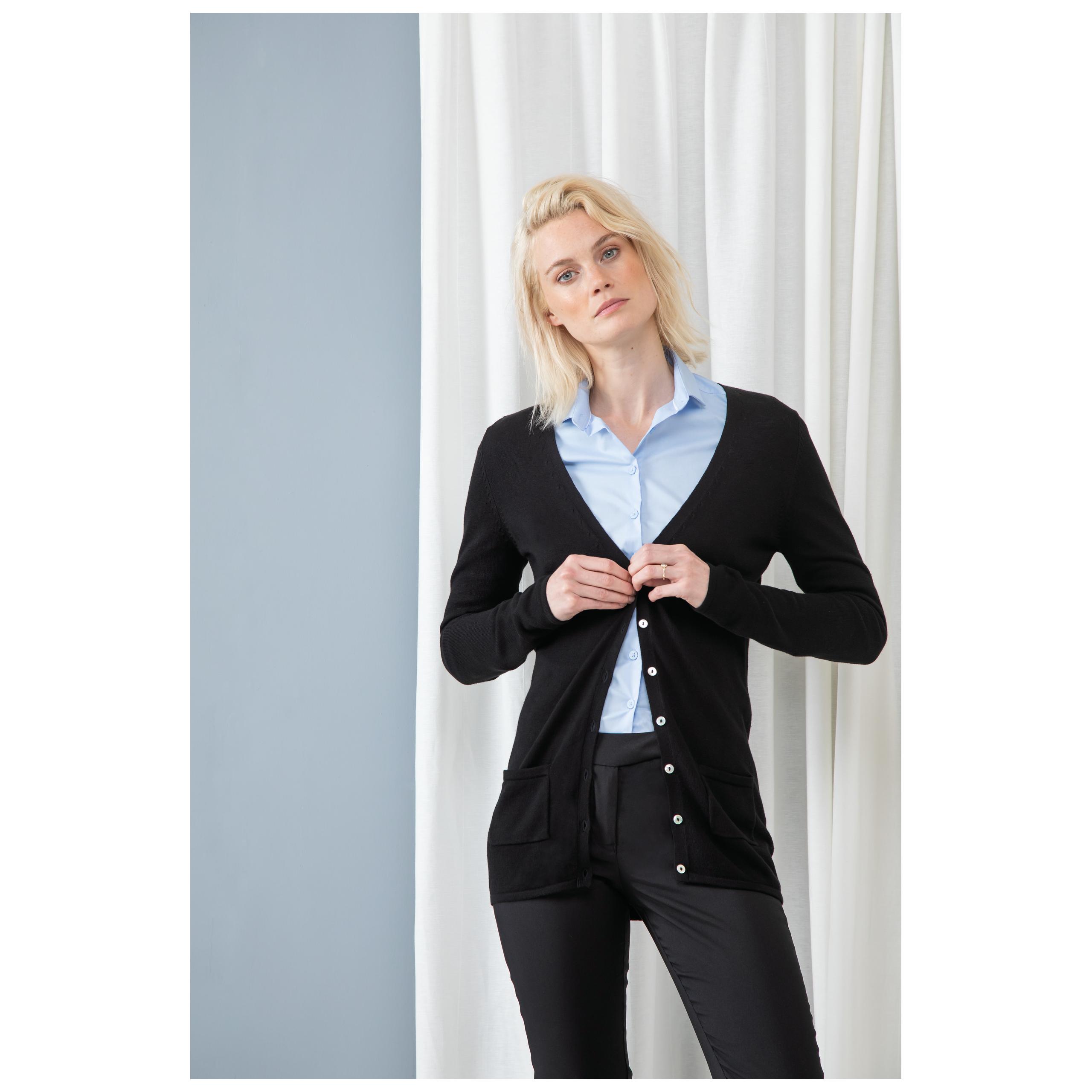 Henbury - CARDIGAN FEMME - Black - S