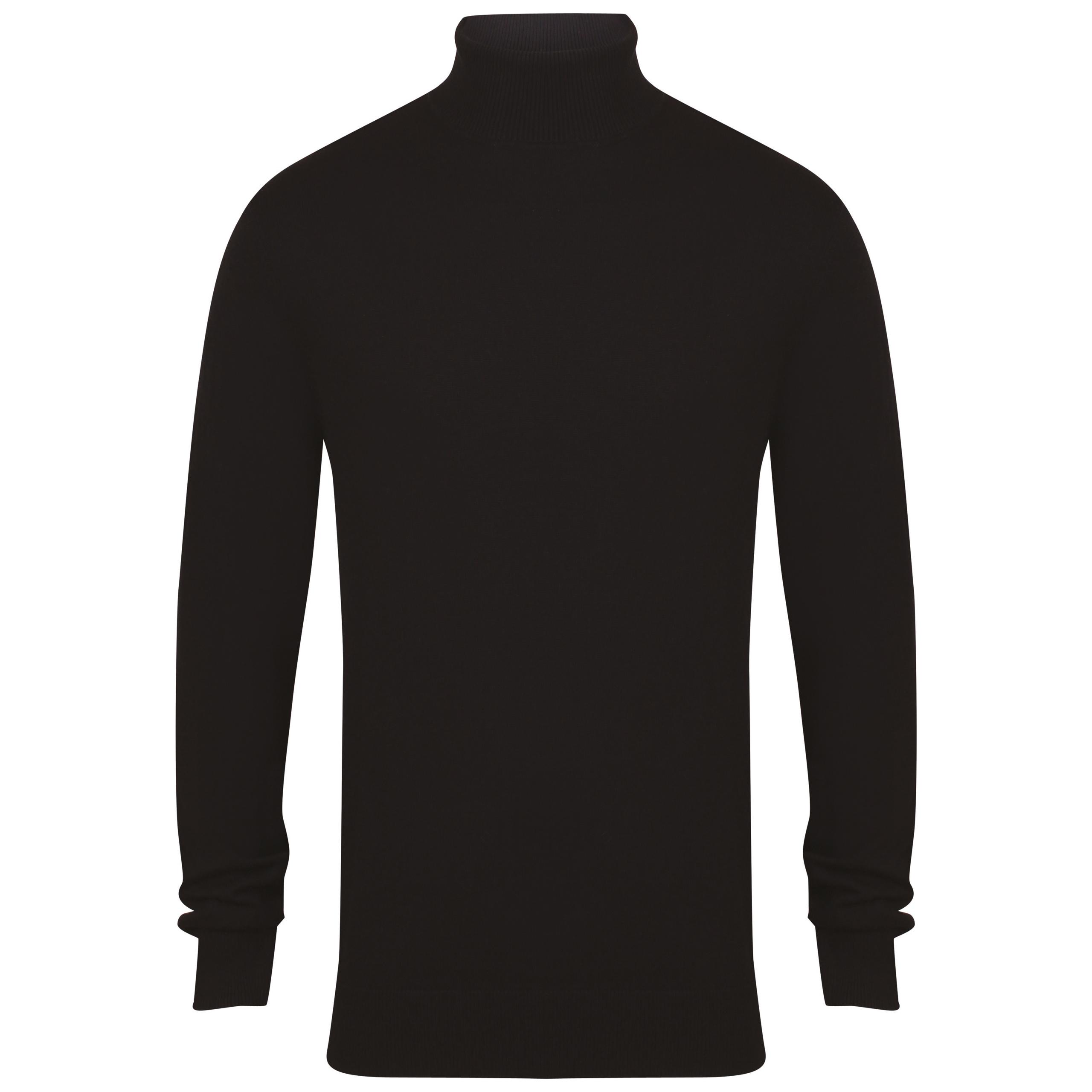 Henbury - Pull col roulé - Black - 3XL