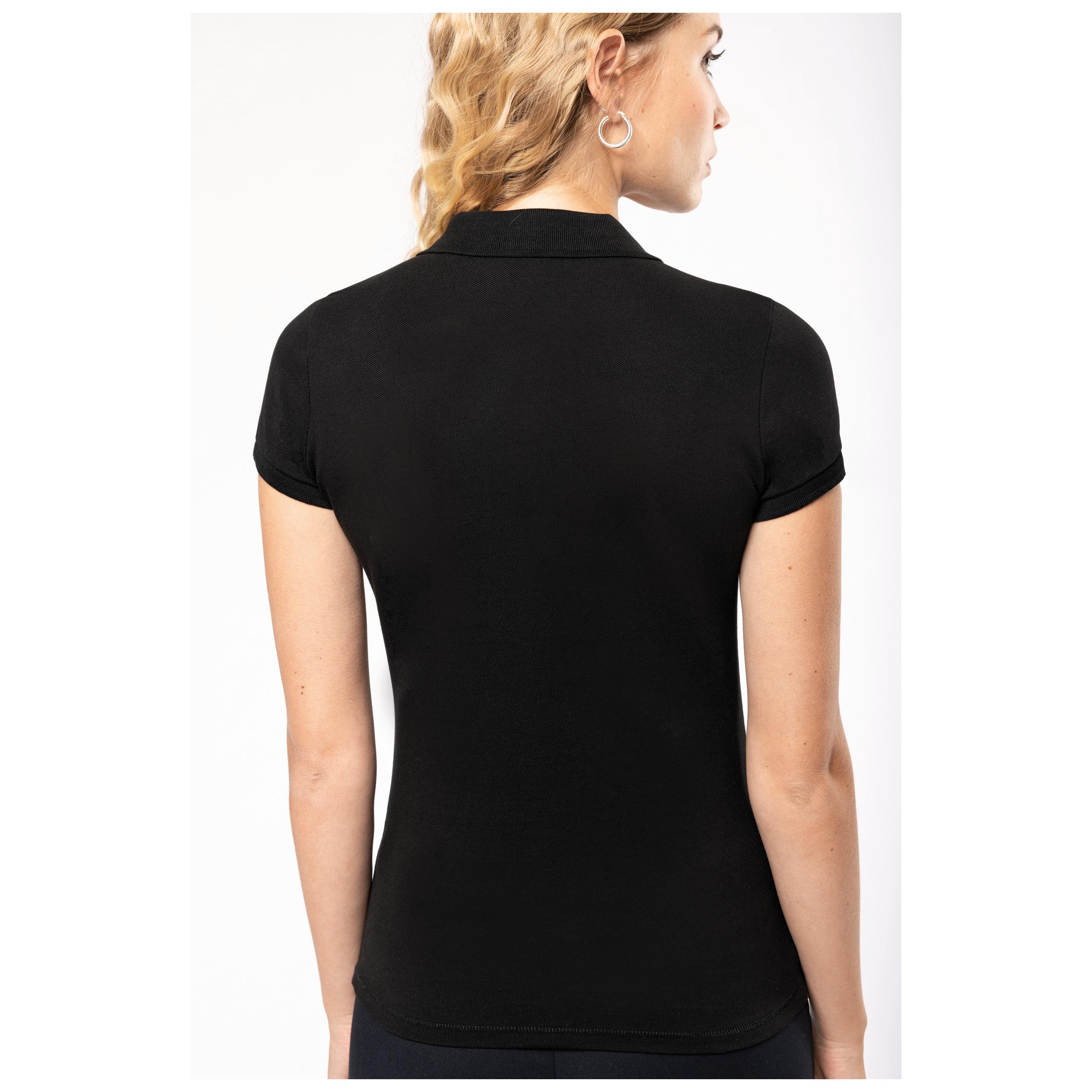 Kariban - Polo Supima® manches courtes femme - Black - XS