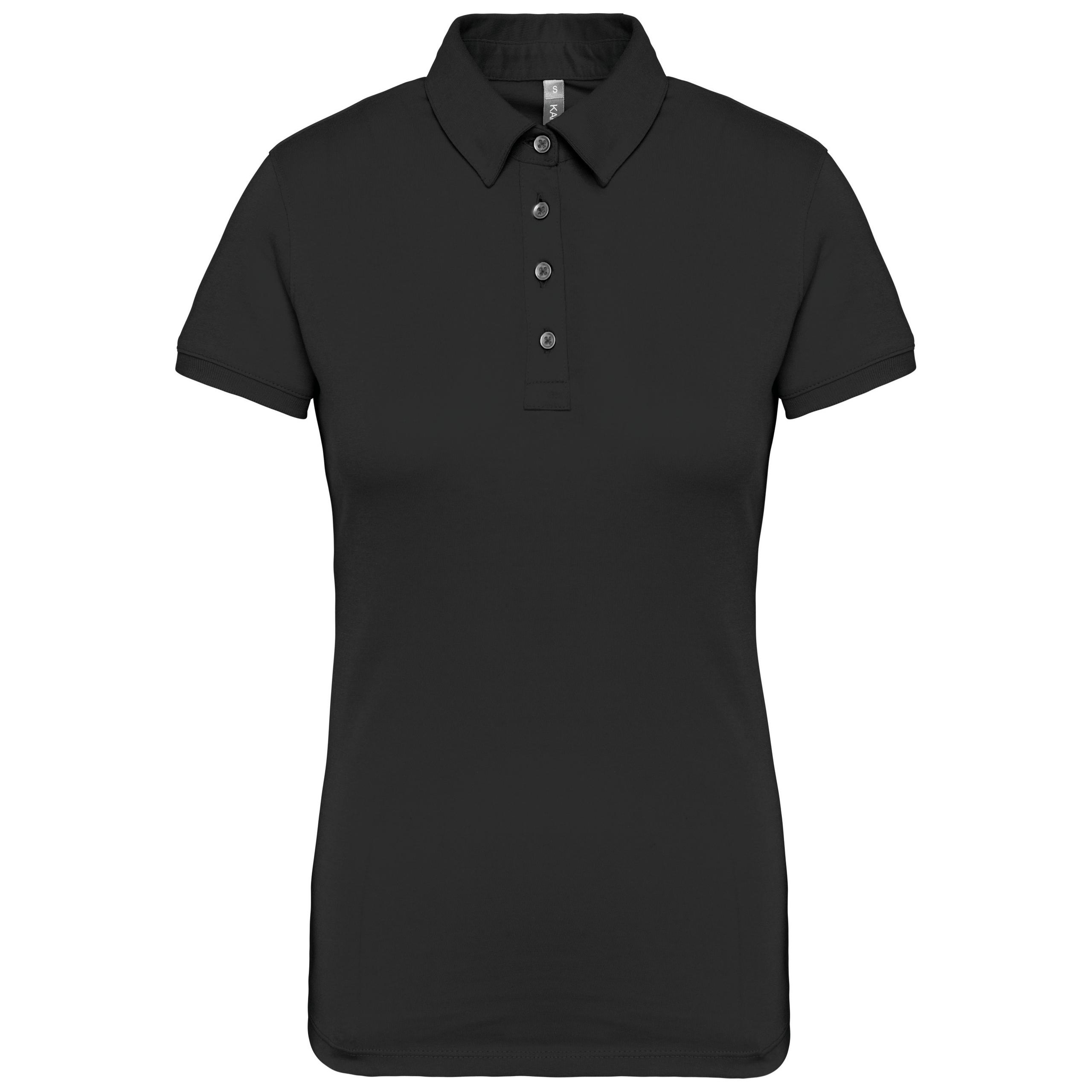 Kariban - Polo jersey manches courtes femme - Black - XS