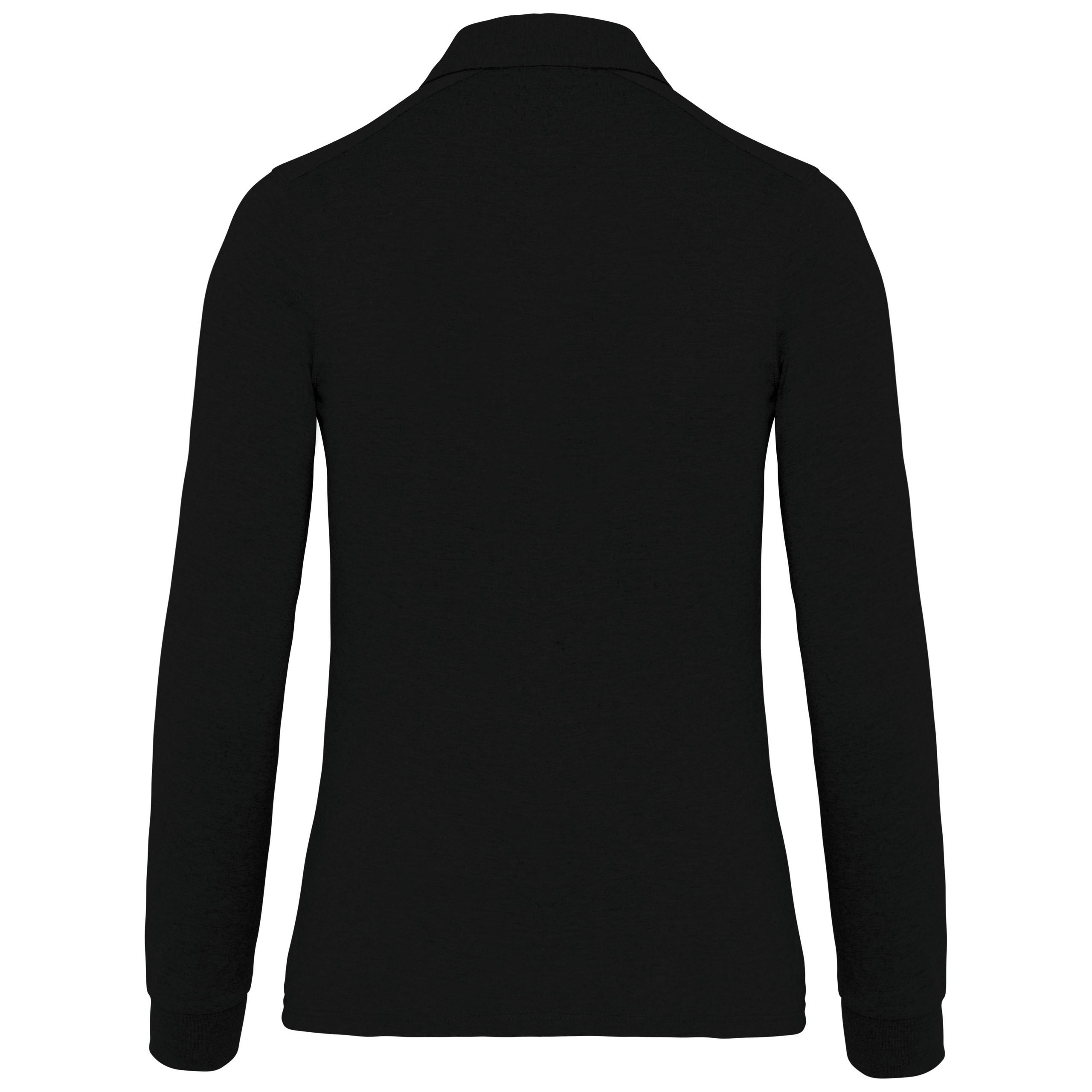 Kariban - Polo jersey manches longues femme - Black - XS