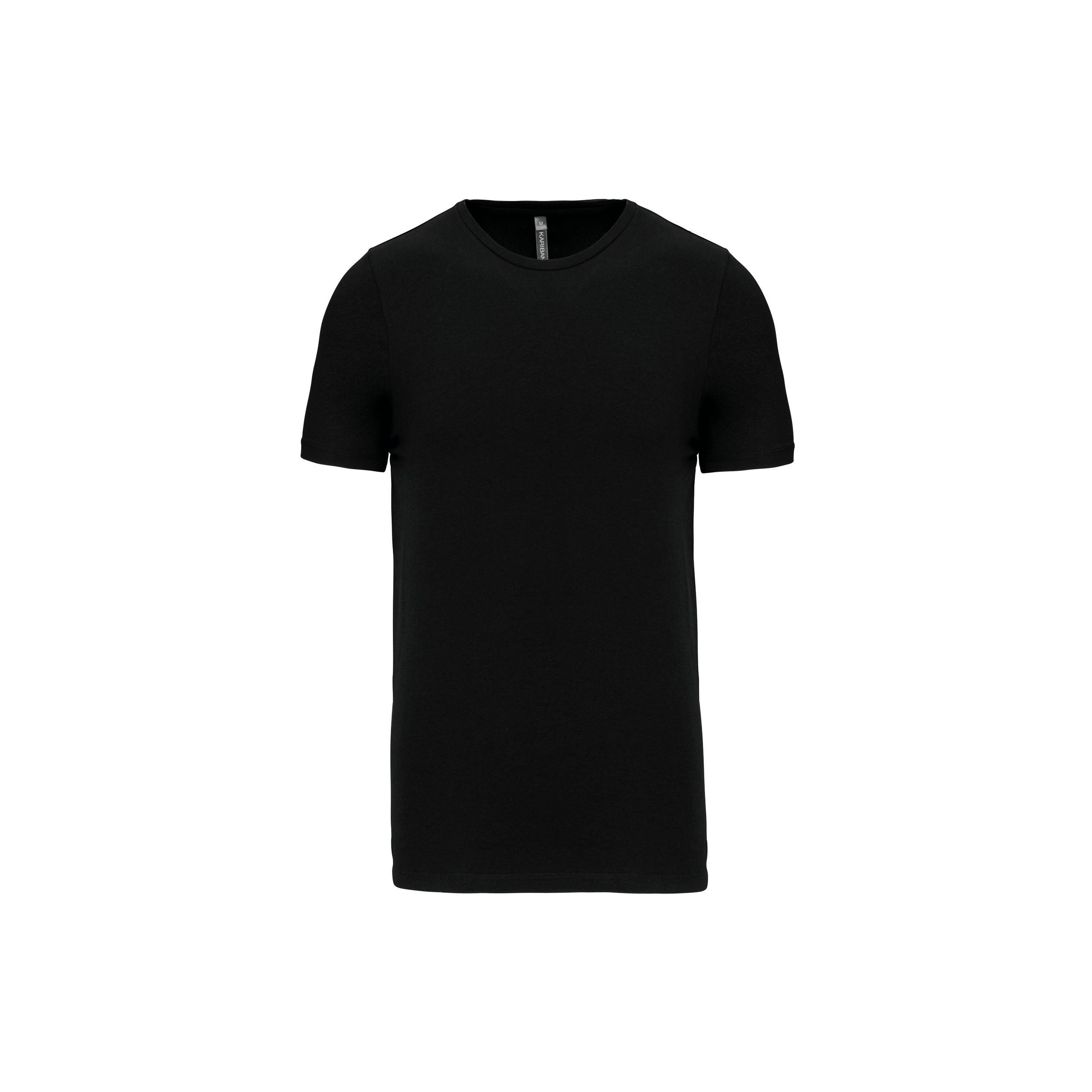 Kariban - T-shirt col rond manches courtes homme - Black - S