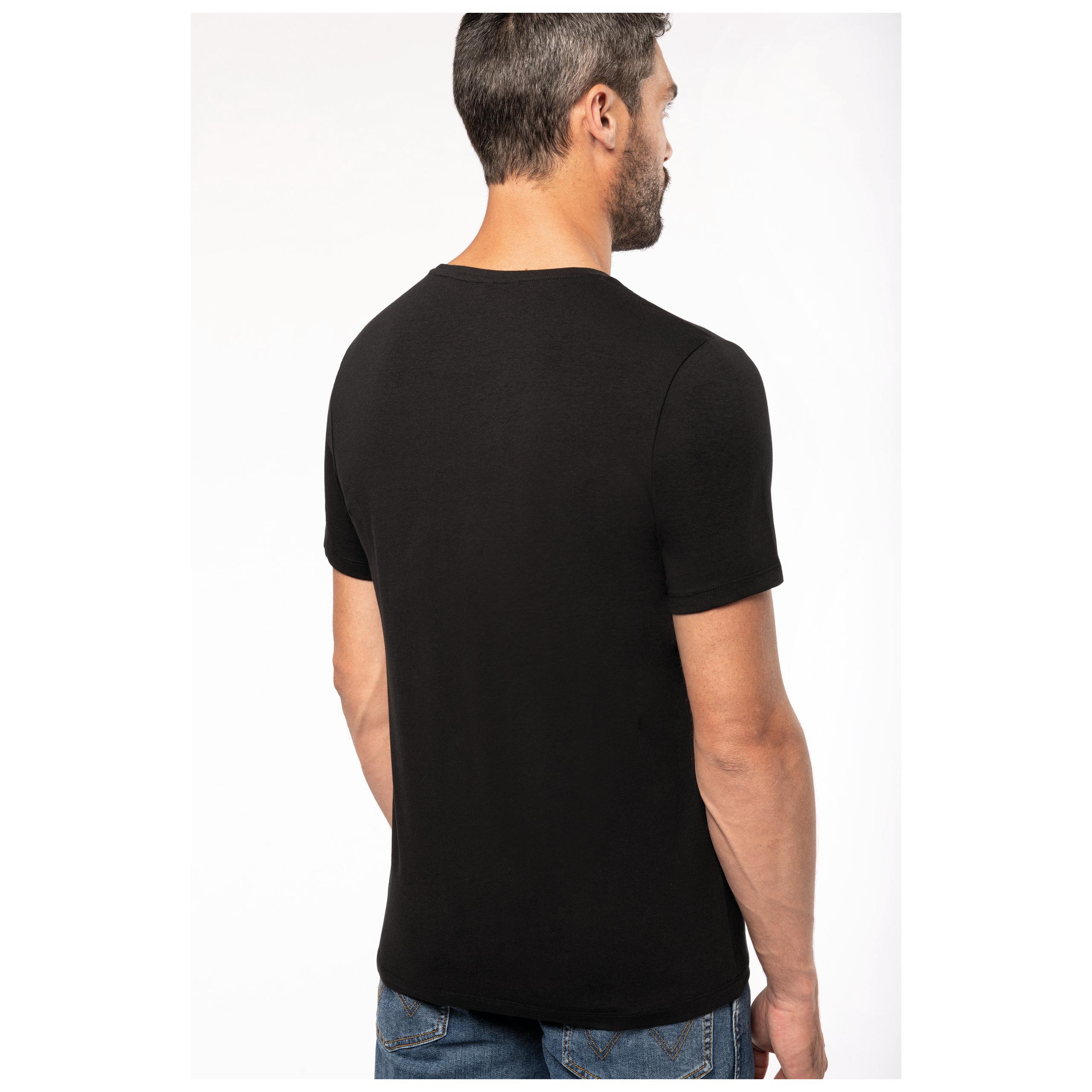 Kariban - T-shirt col rond manches courtes homme - Black - S