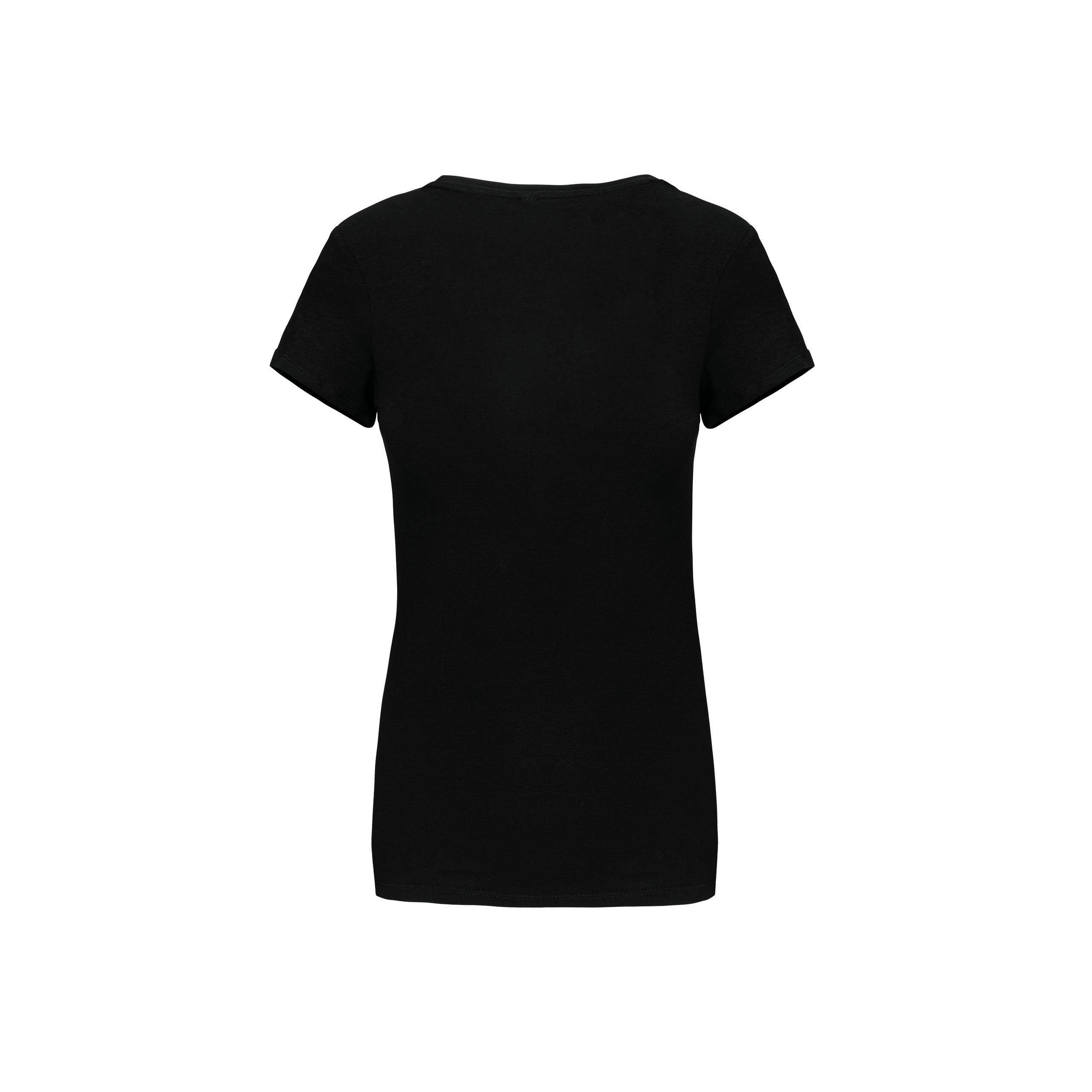 Kariban - T-shirt col rond manches courtes femme - Black - S