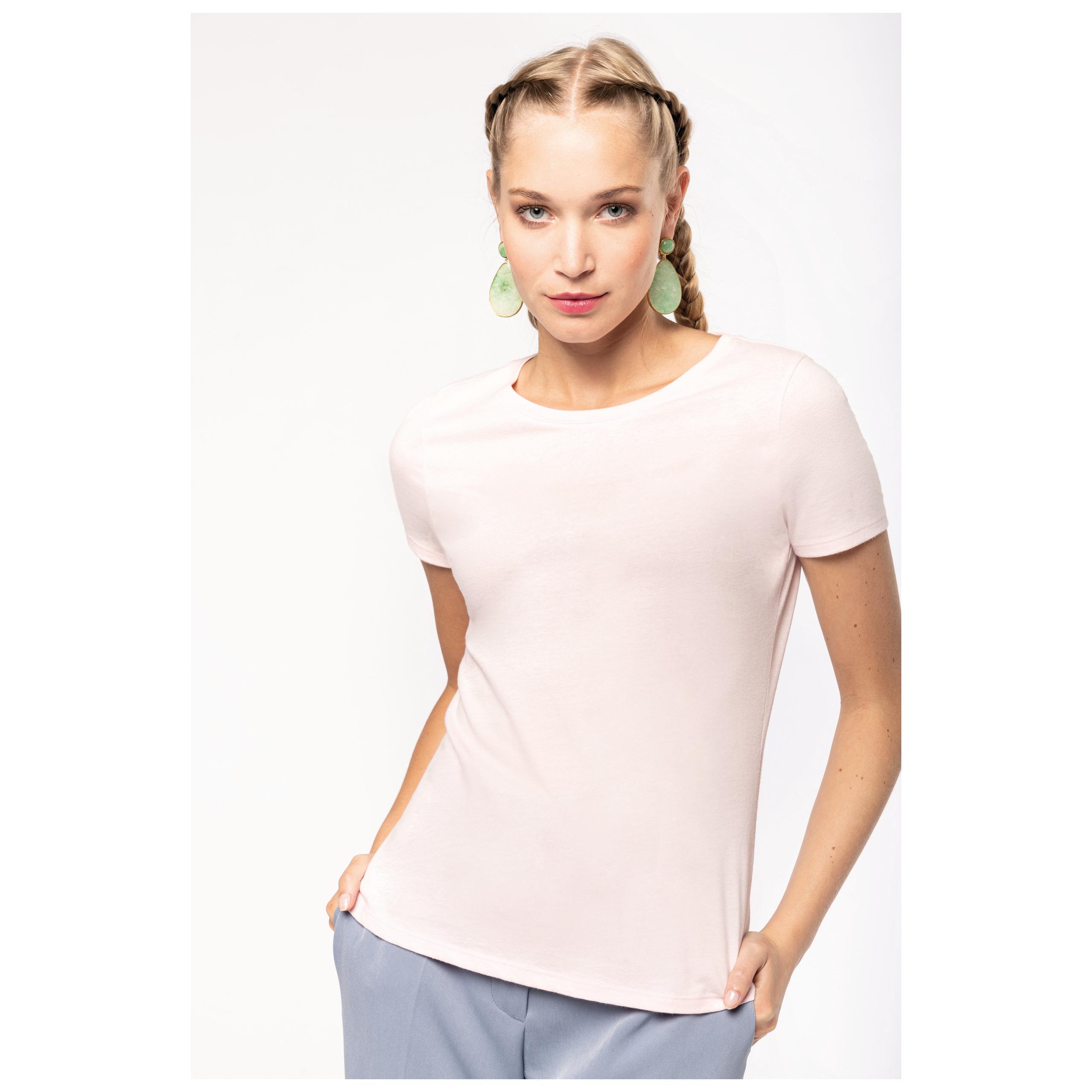 Kariban - T-shirt Bio150 col rond femme - Ash Heather - XS