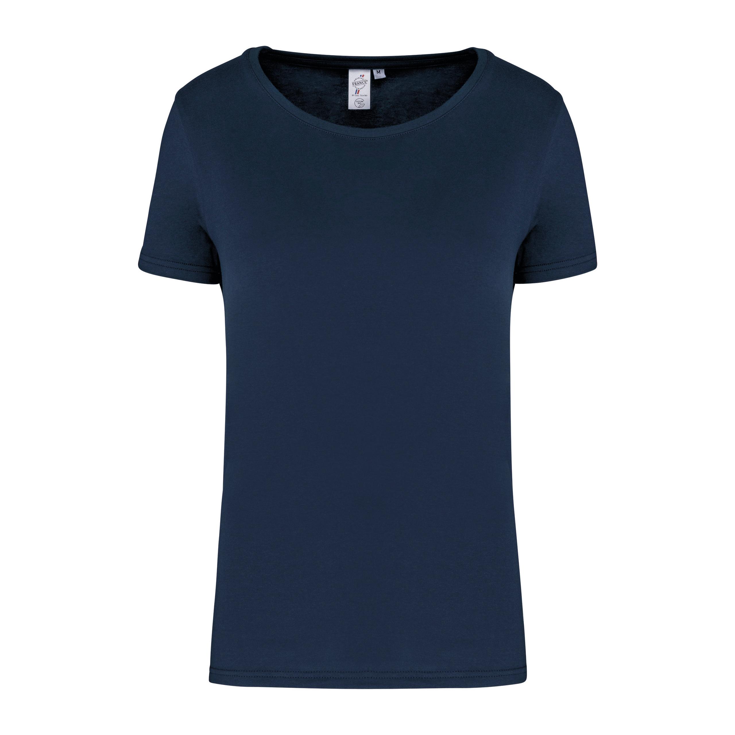 Kariban - T-shirt Bio Origine France Garantie femme - Navy - XS