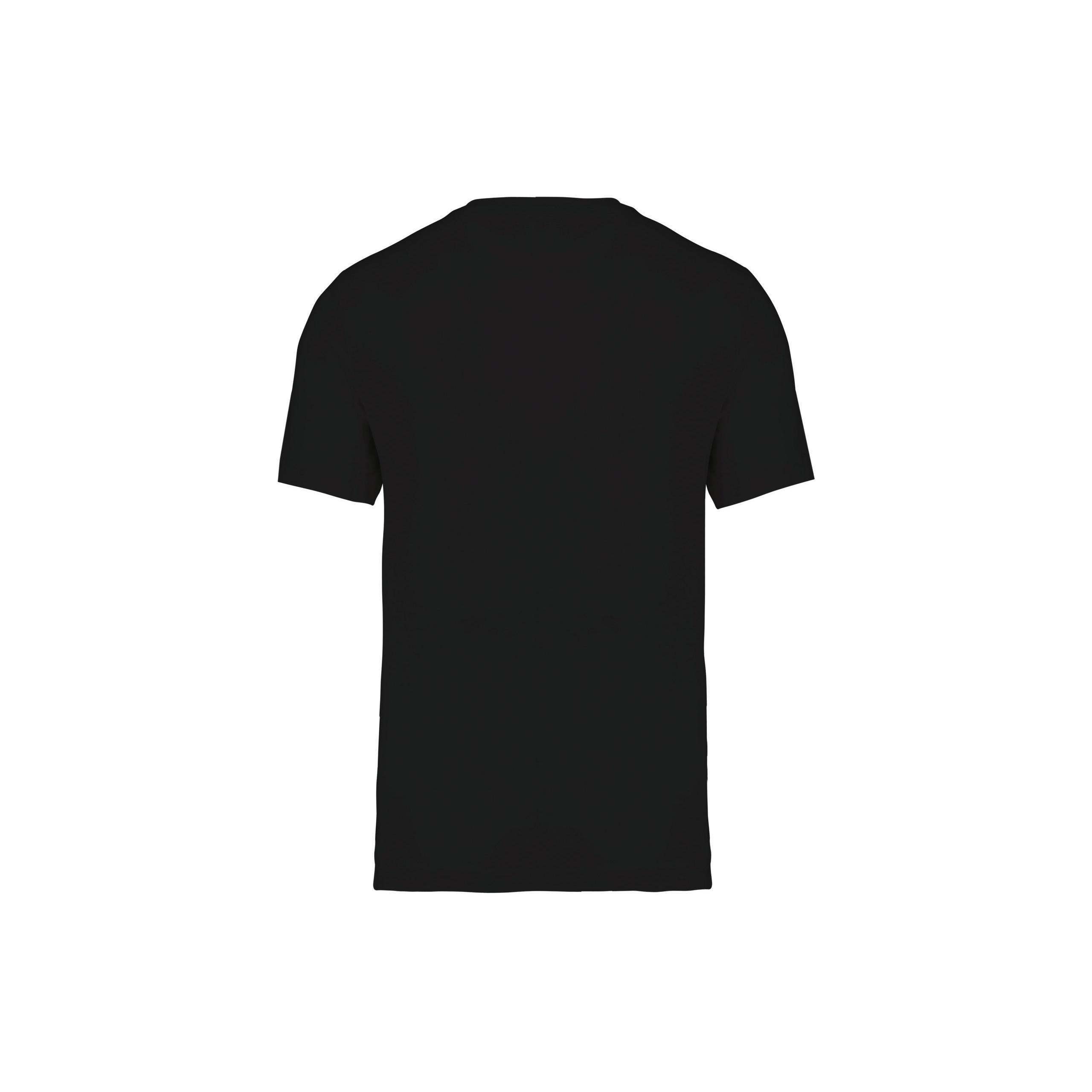 Kariban - T-shirt coton Bio avec poche - Black / Grey Heather - S