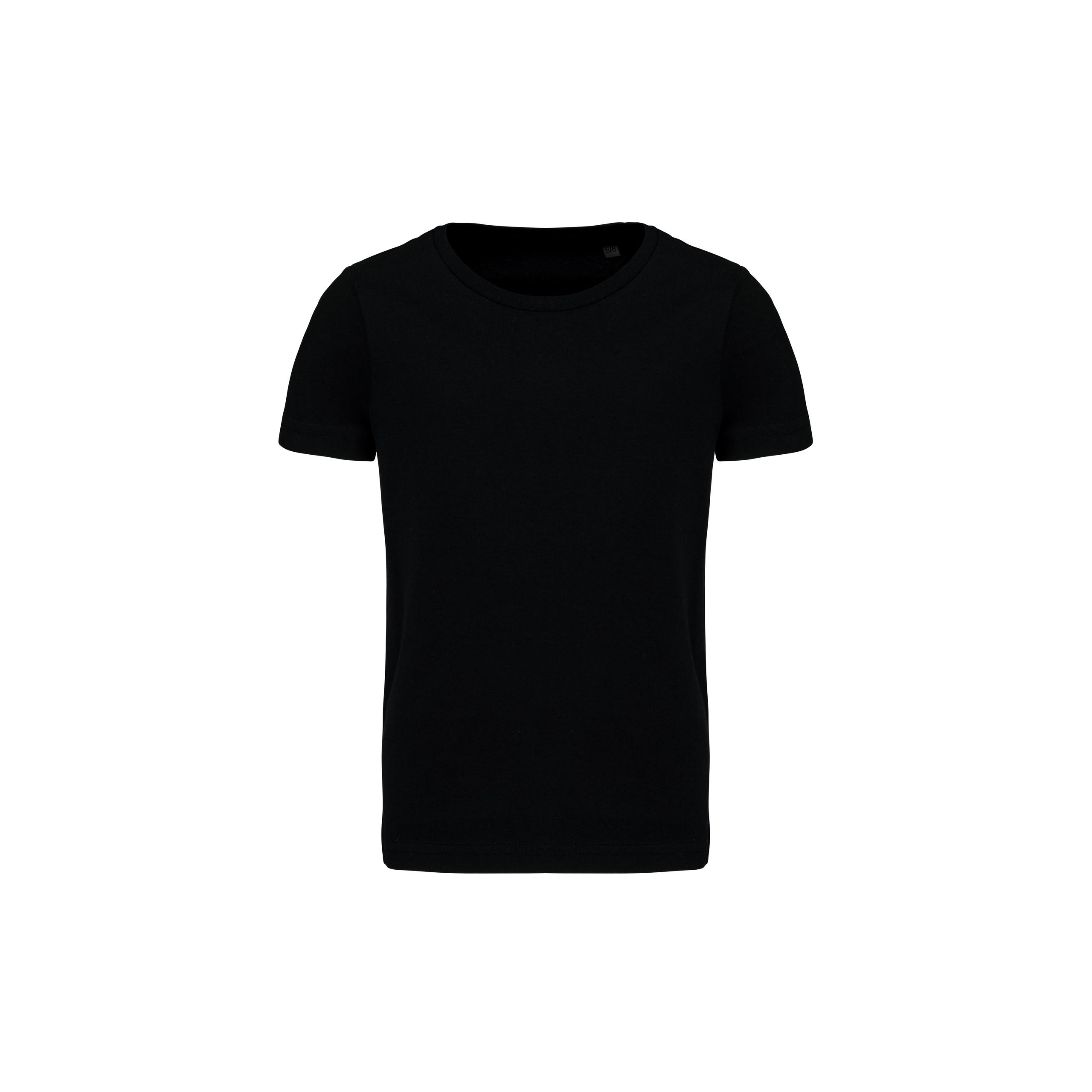 Kariban - T-shirt coton Bio manches courtes enfant - Black - 10/12 ans