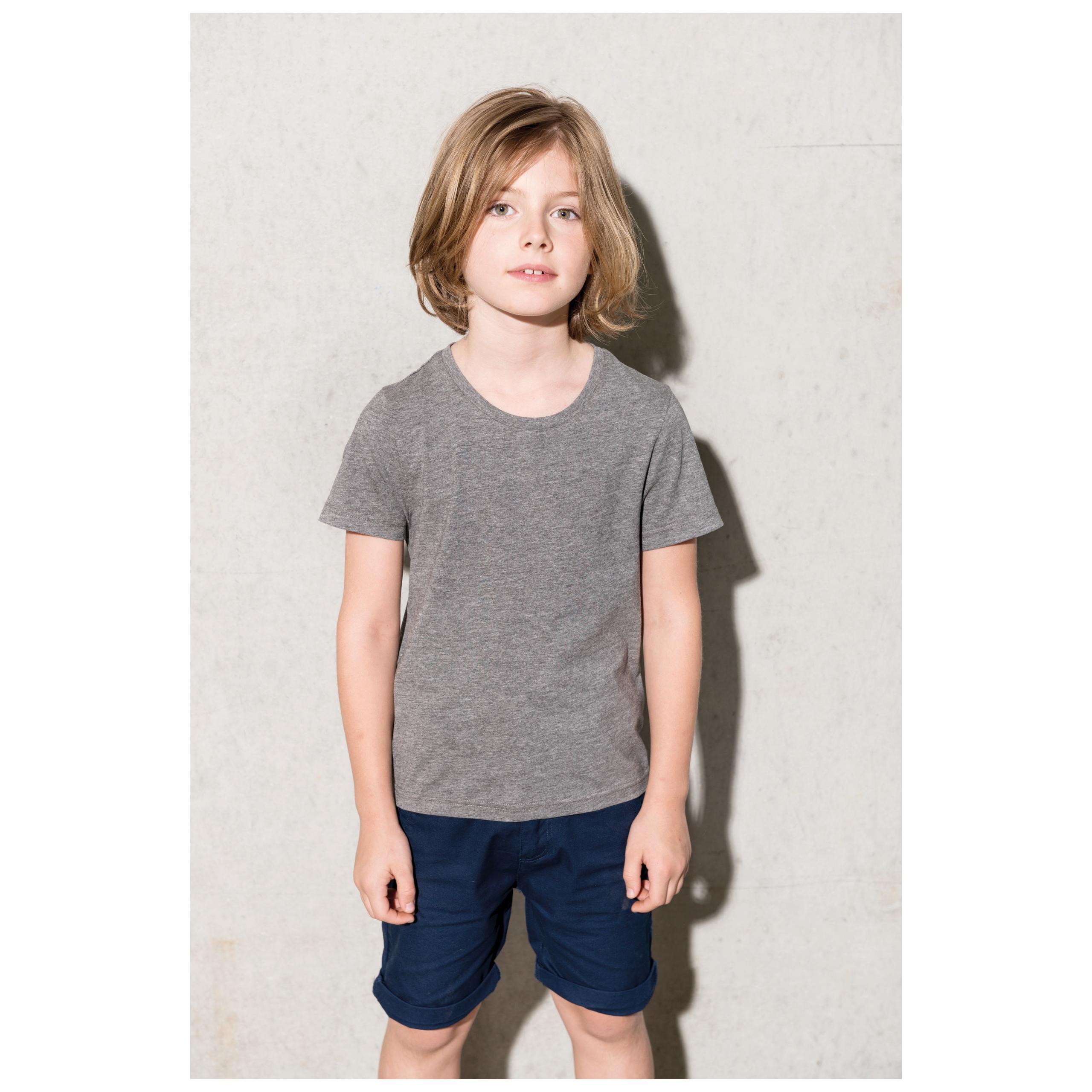 Kariban - T-shirt coton Bio manches courtes enfant - Black - 10/12 ans