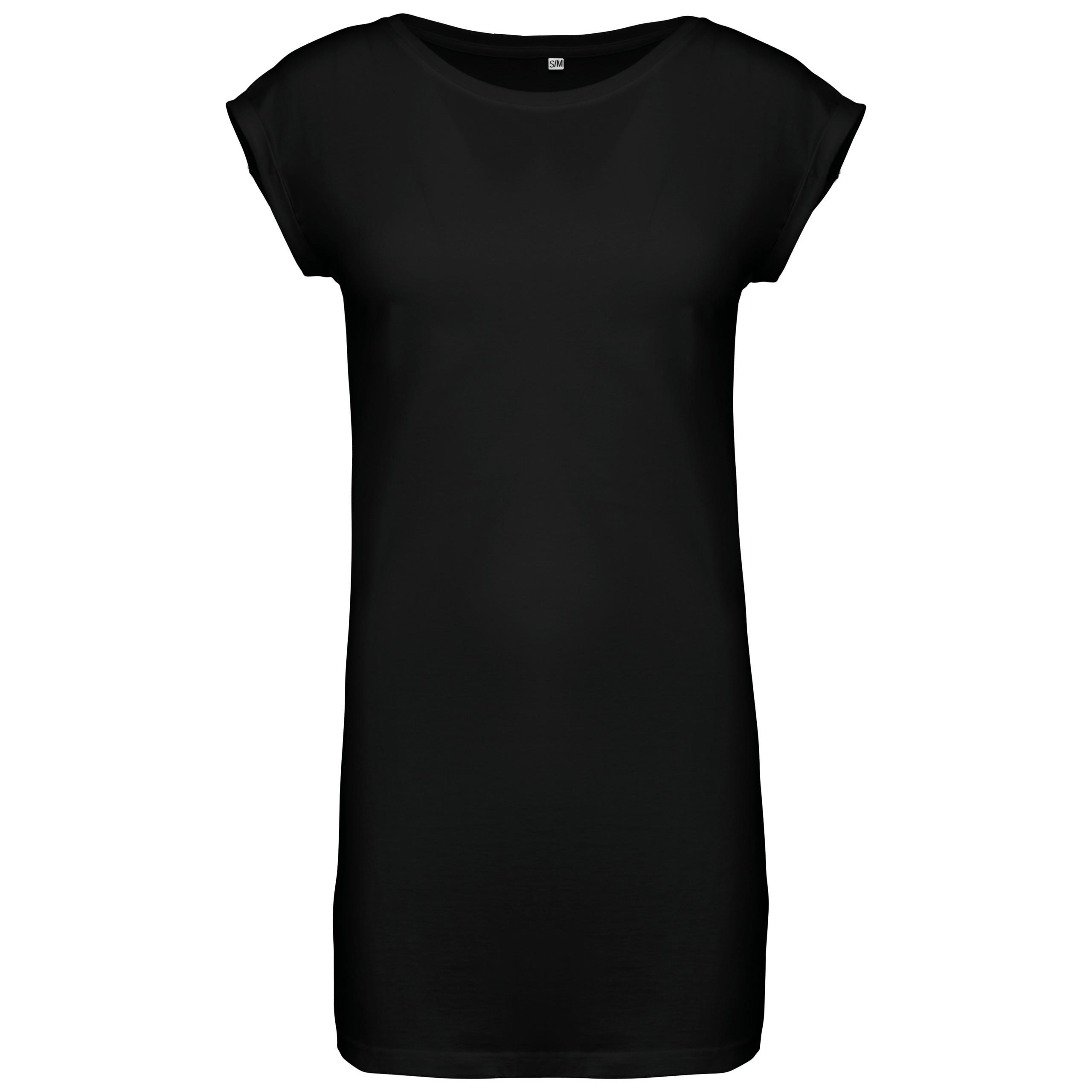 Kariban - T-shirt long femme - Black - S/M