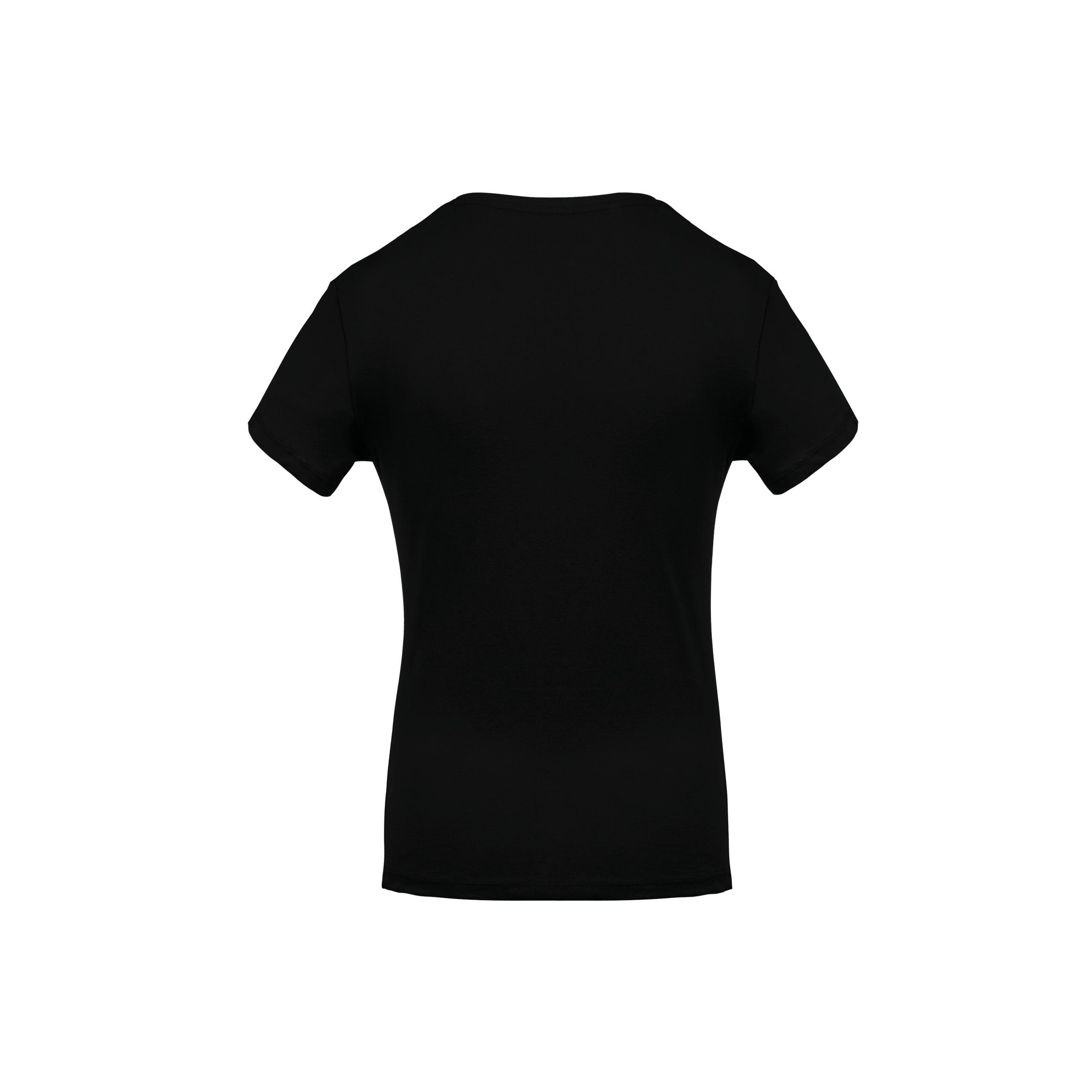 Kariban - T-Shirt col V manches courtes femme - Black - 3XL