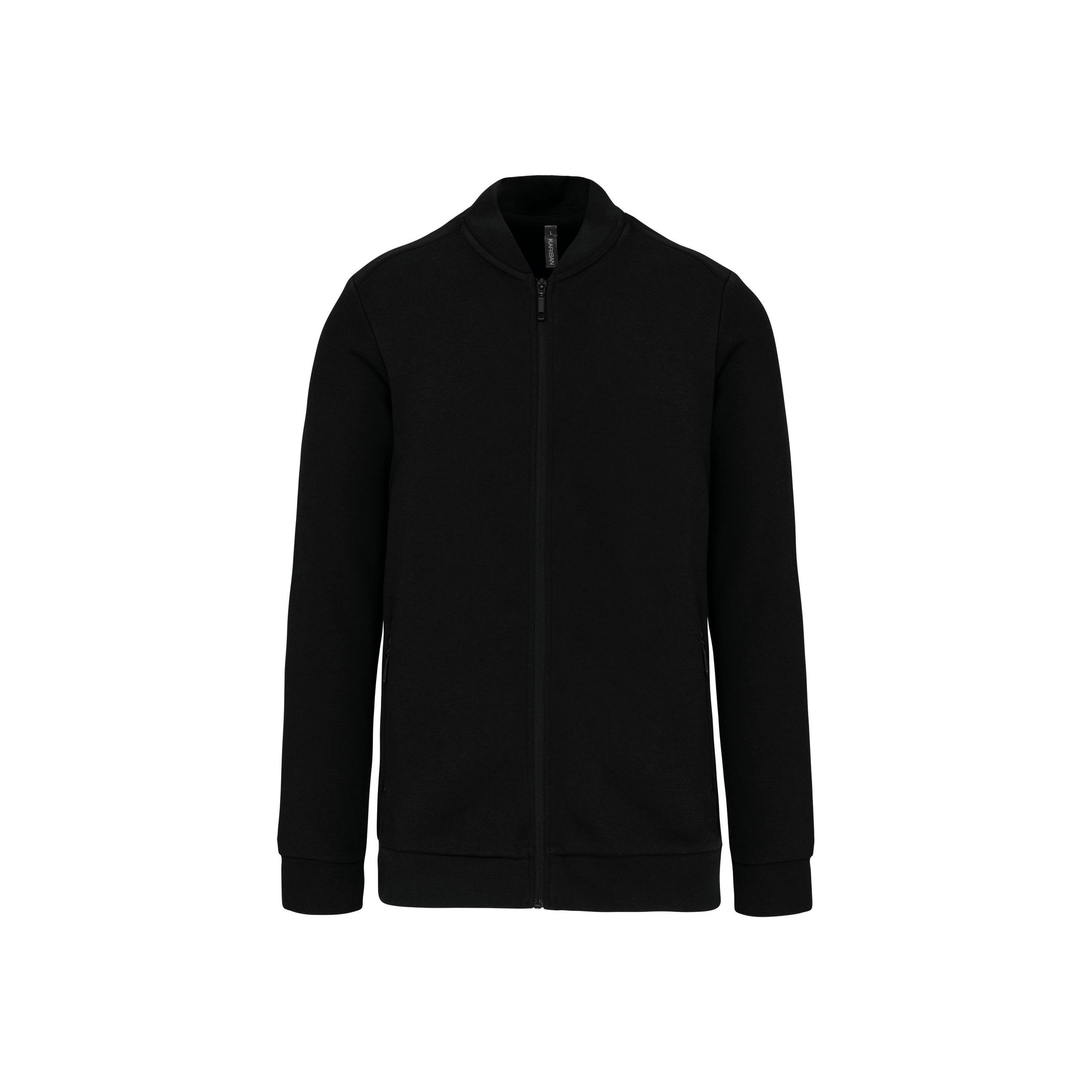 Kariban - Veste molleton zippée homme - Black - 3XL