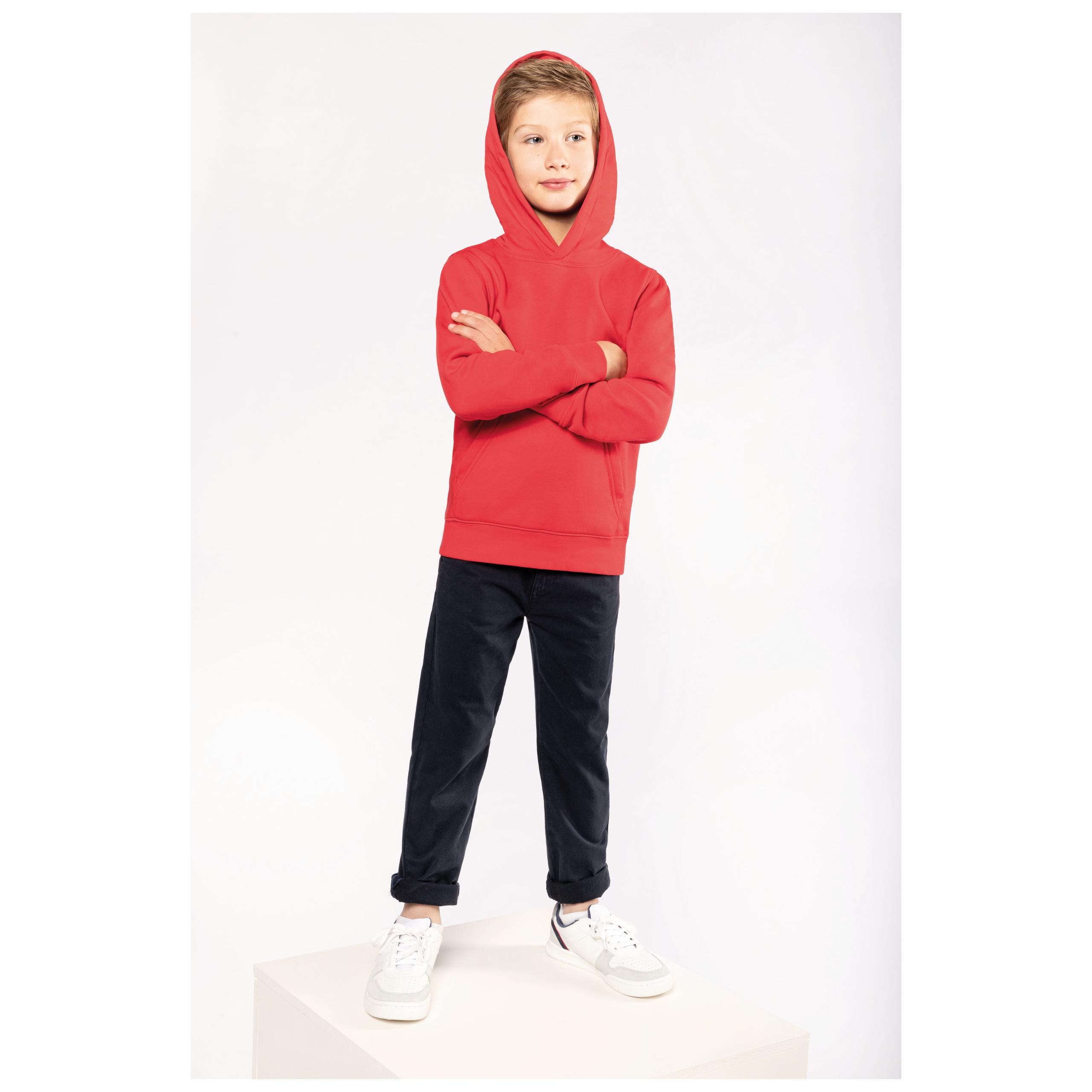 Kariban - Sweat-shirt éco-responsable à capuche enfant - Black - 4/6 ans