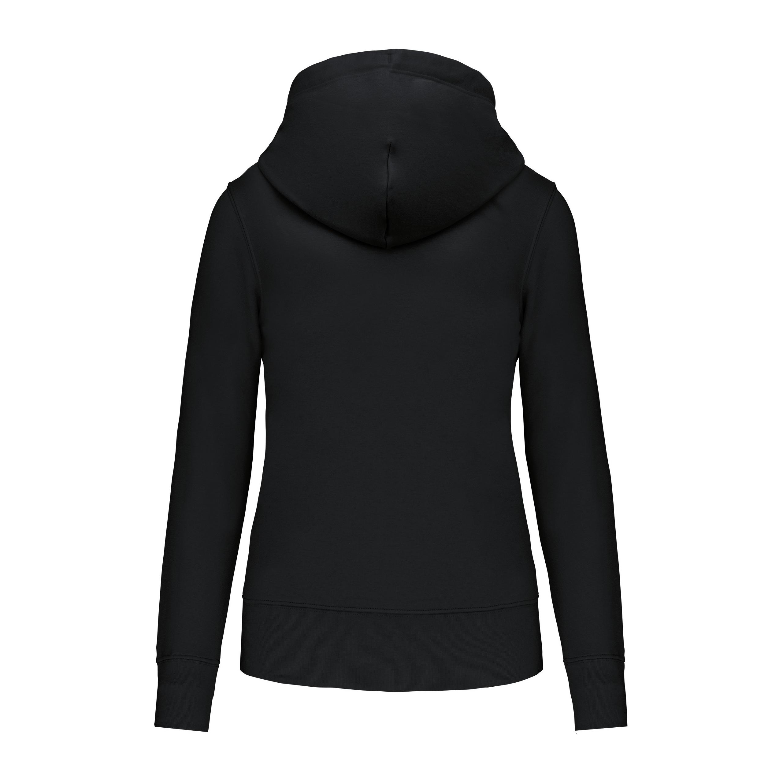 Kariban - Sweat-shirt à capuche écoresponsable à fermeture éclair femme - Black - XS