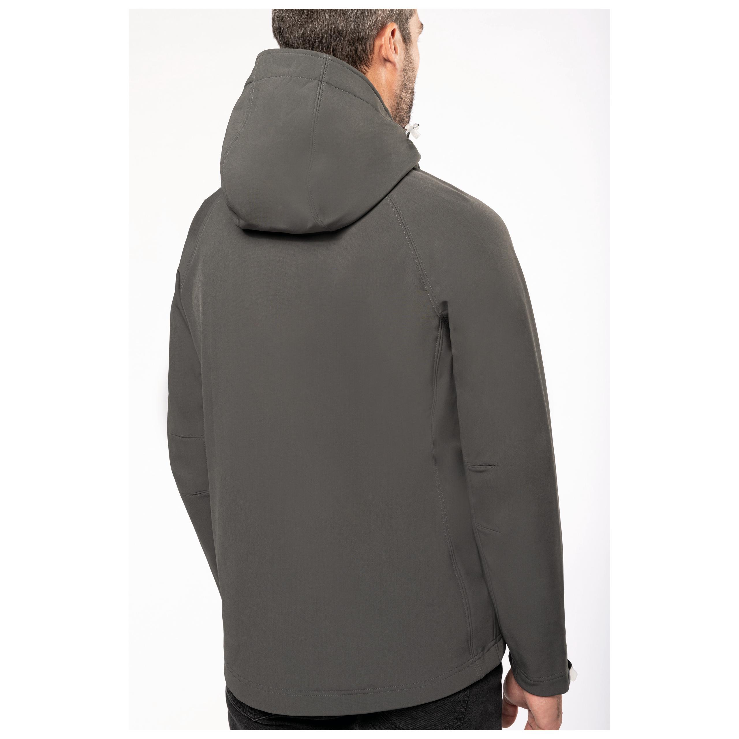 Kariban - Veste softshell à capuche amovible - Black - M