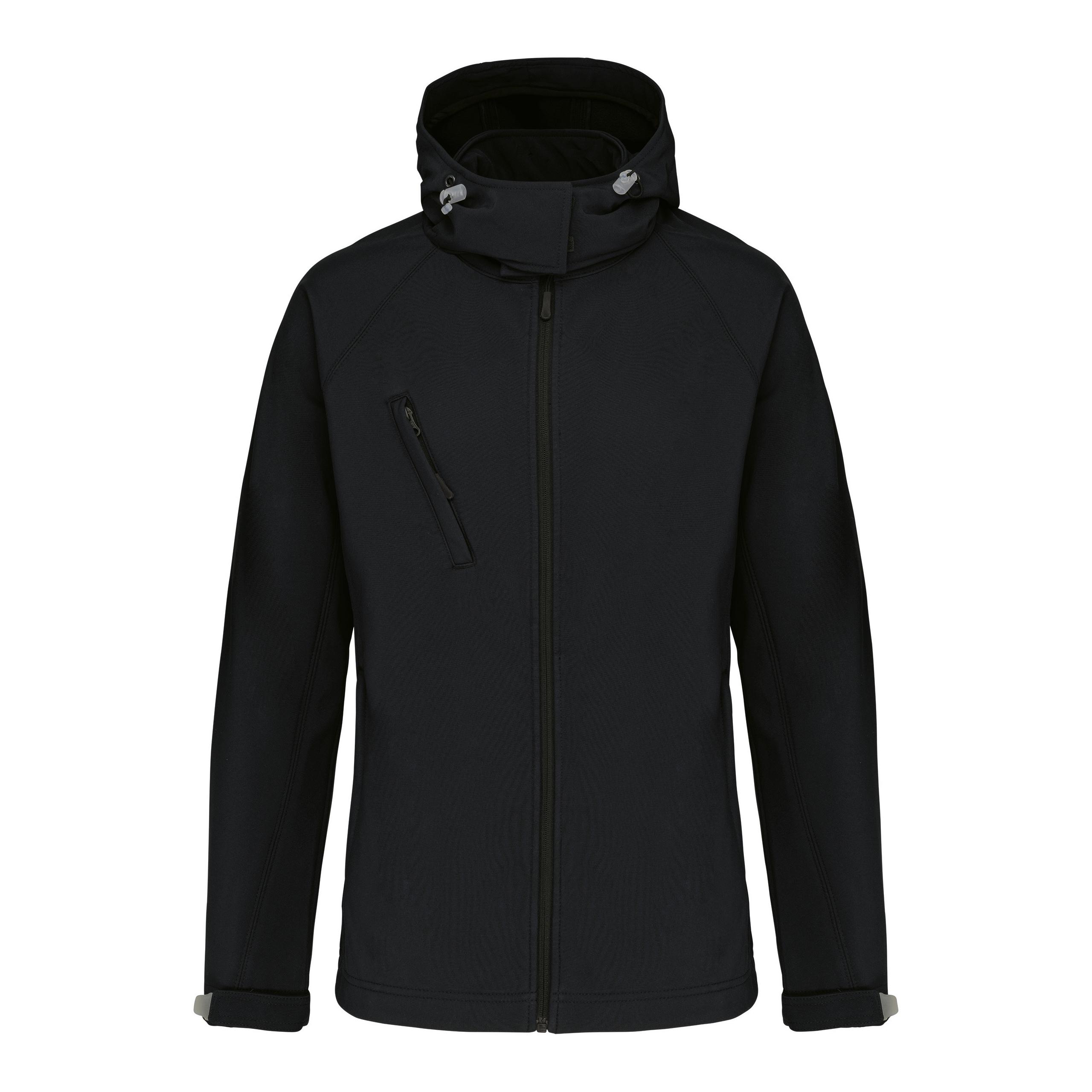 Kariban - Veste softshell à capuche amovible femme - Black - M