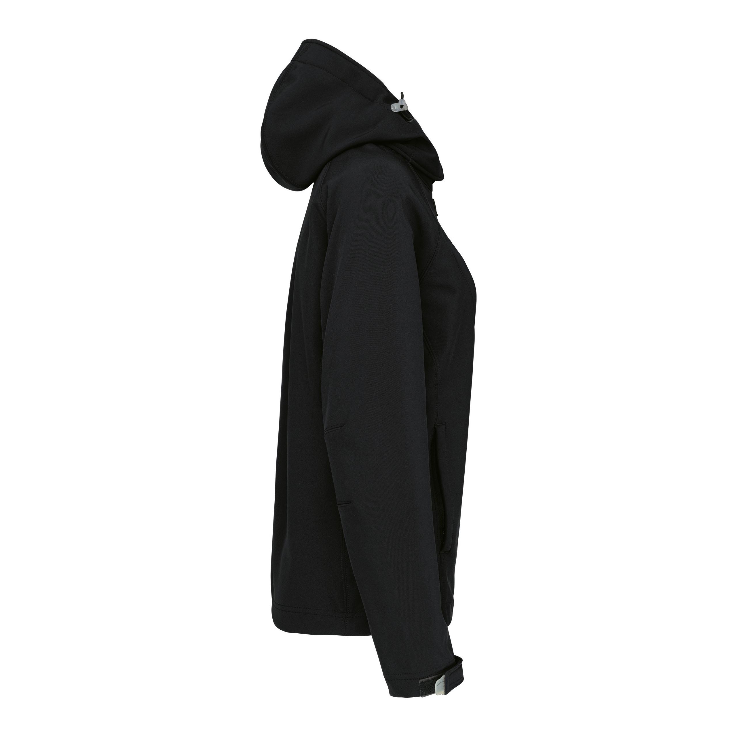 Kariban - Veste softshell à capuche amovible femme - Black - M