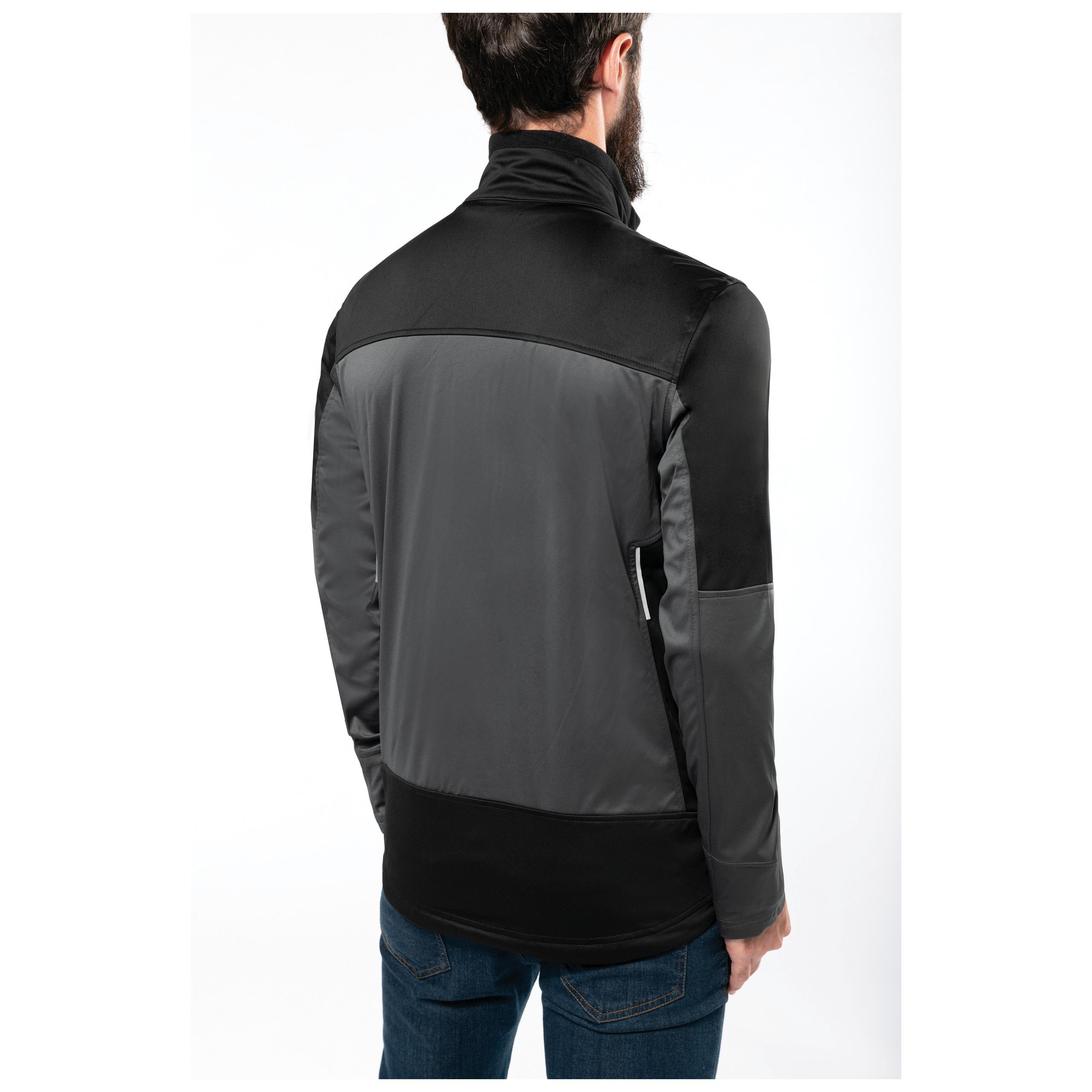 Kariban - Veste softshell bicolore - Titanium / Black - M