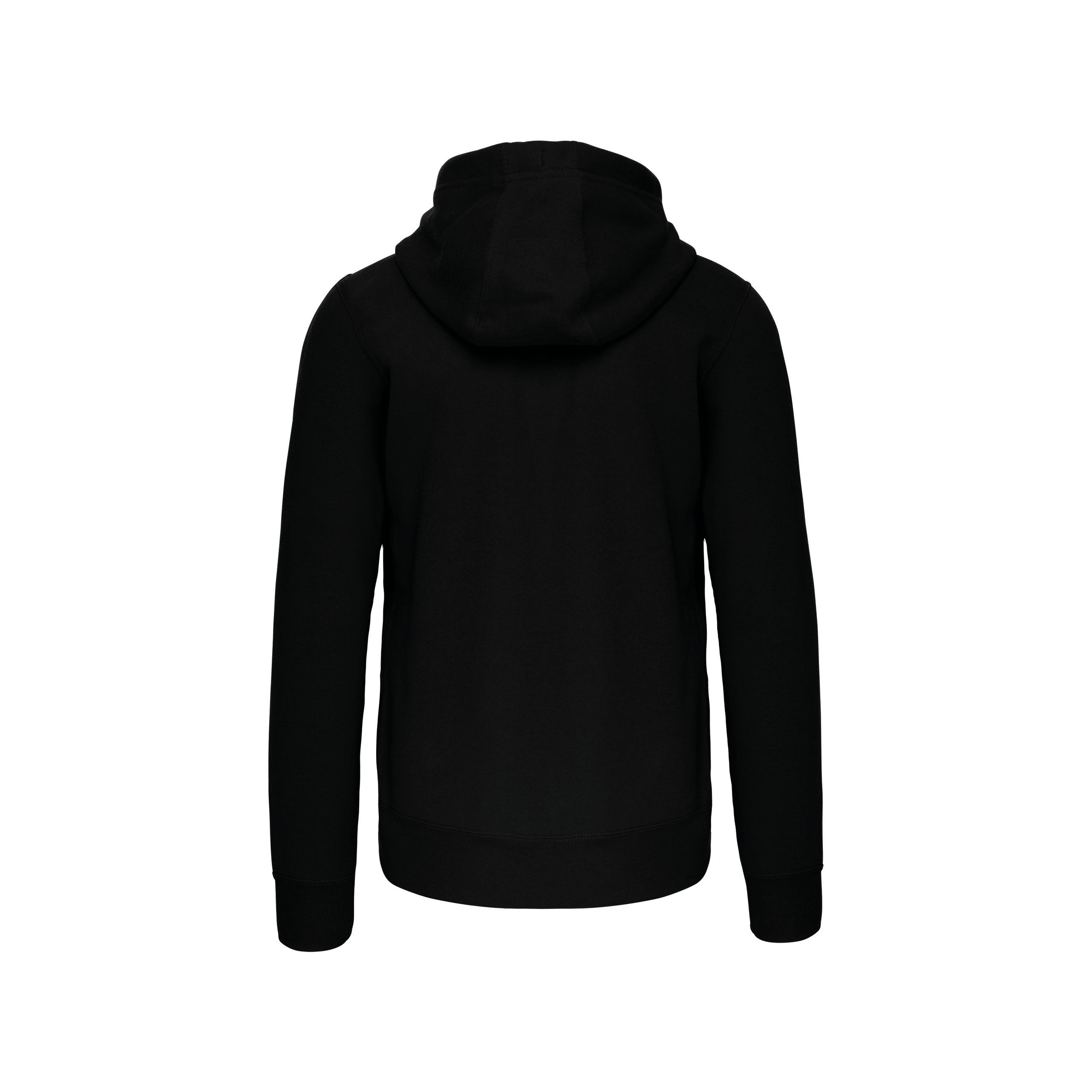 Kariban - Sweat-shirt zippé capuche homme - Black - M