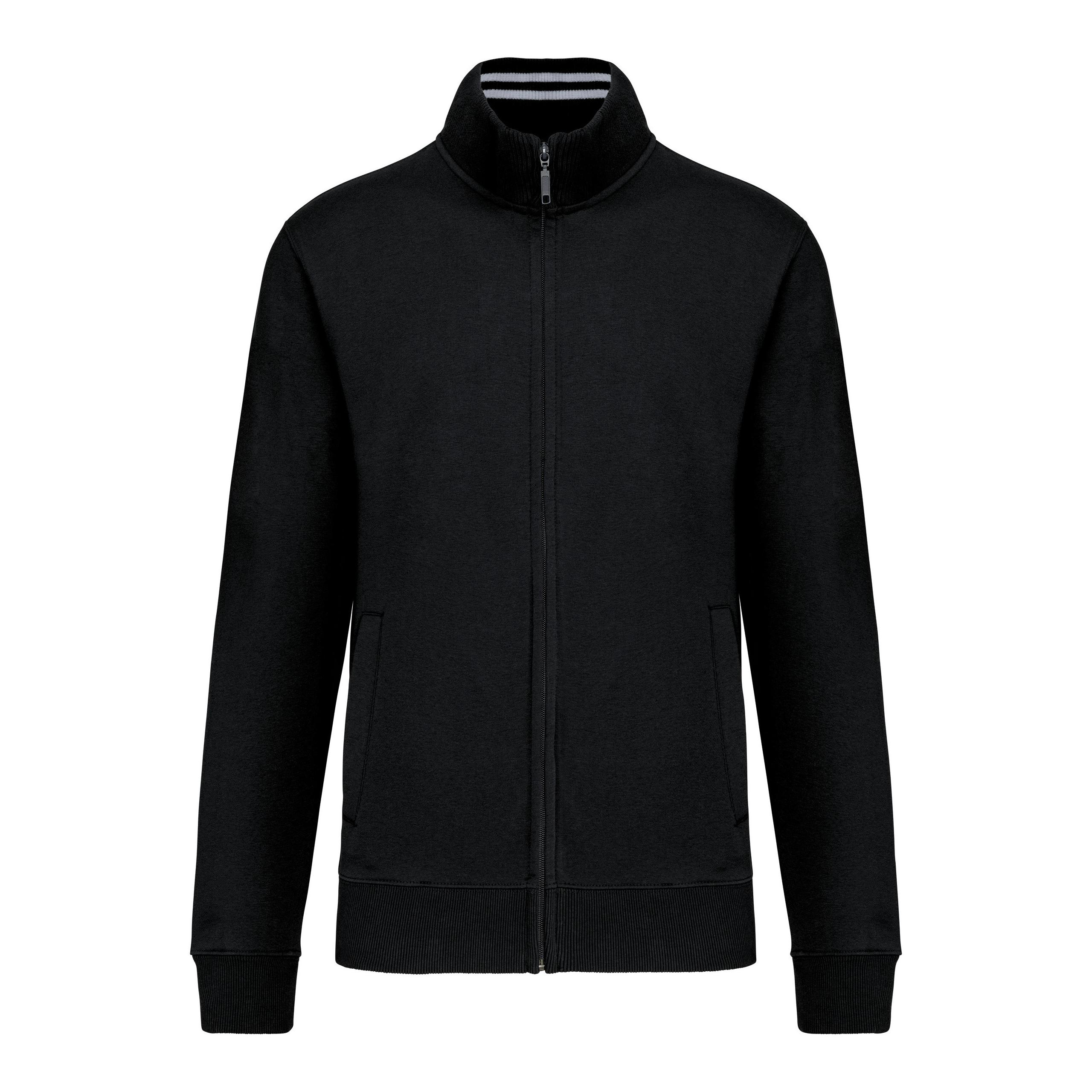 Kariban - Veste molleton zippée homme - Black - M