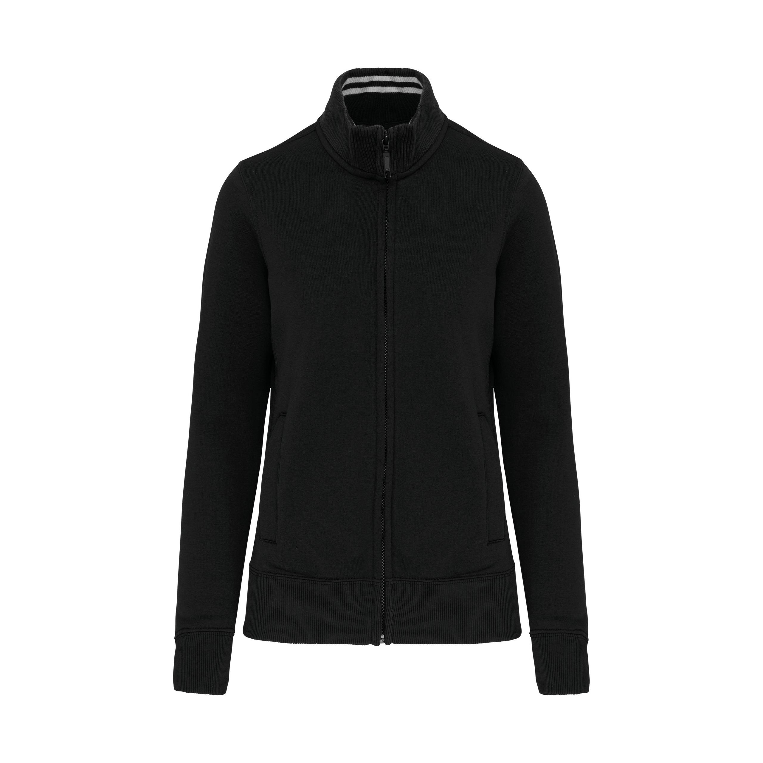 Kariban - Veste molleton zippée femme - Black - M