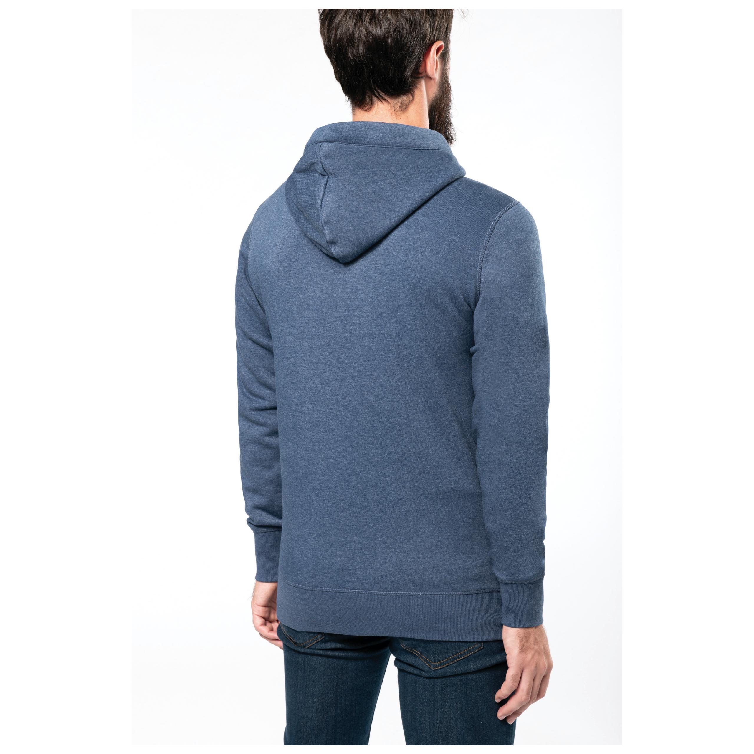 Kariban - Sweat-shirt capuche "mélange" homme - Blue Heather - S