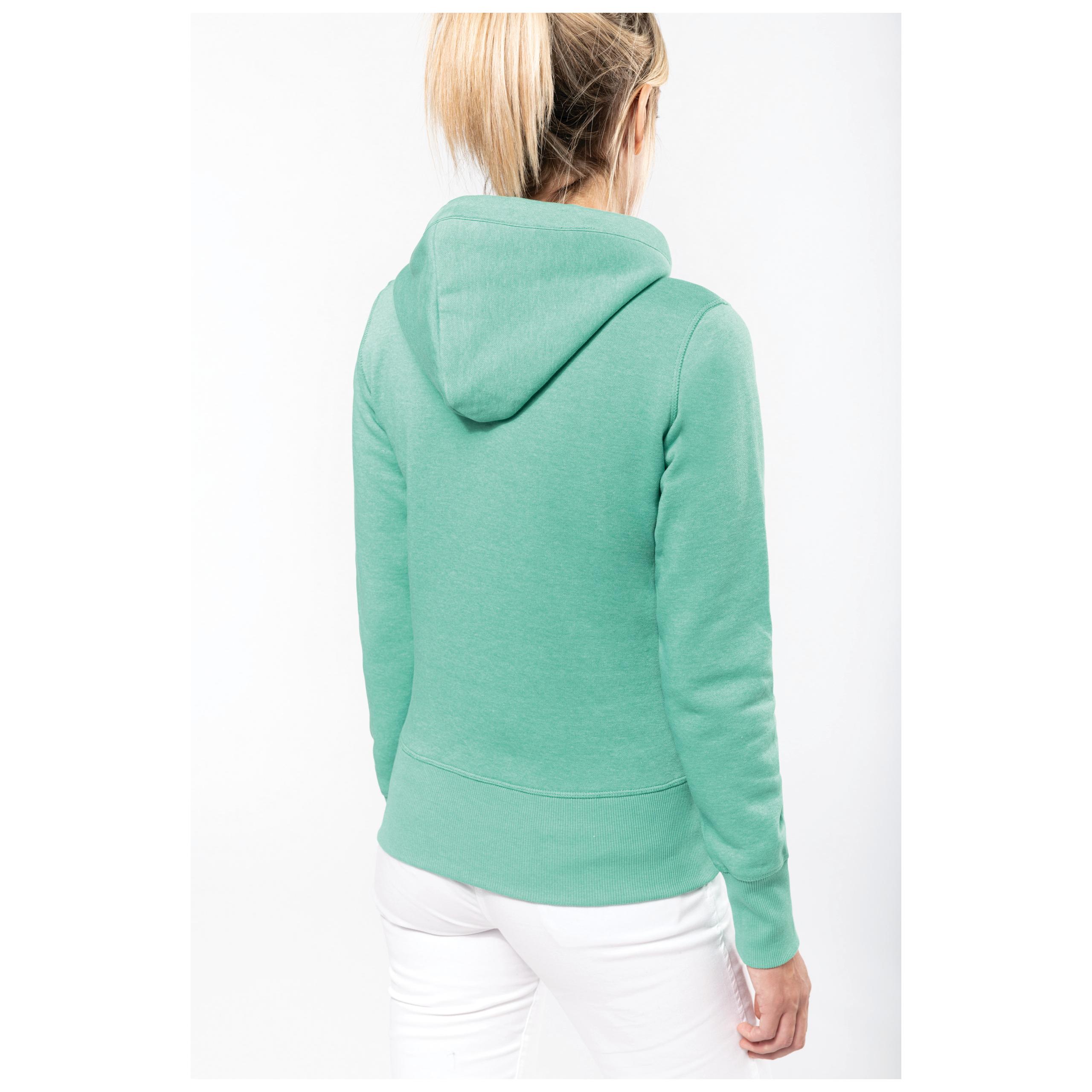 Kariban - Sweat-shirt capuche "mélange" femme - Blue Heather - S