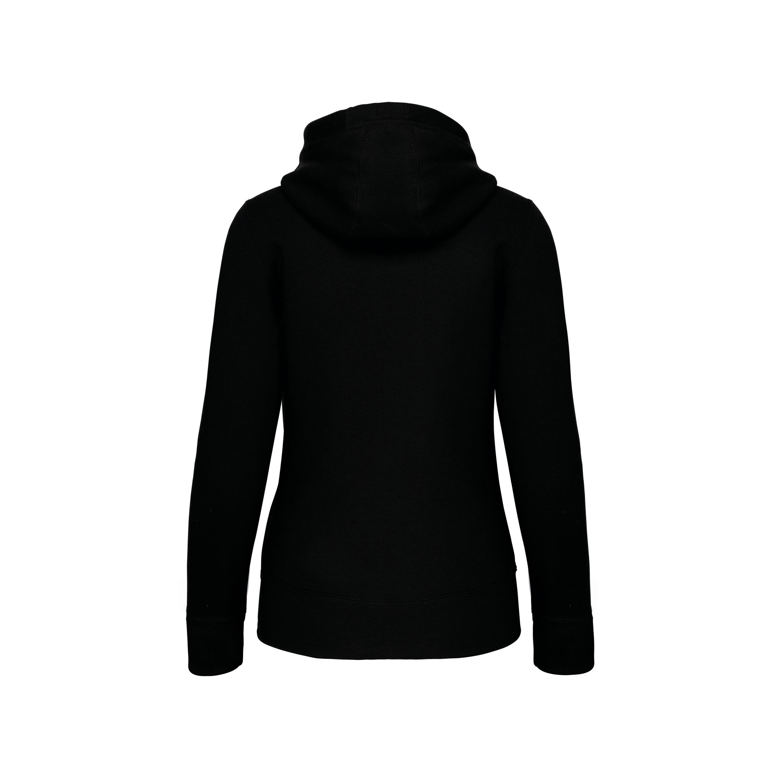 Kariban - Sweat-shirt zippé capuche femme - Black - S