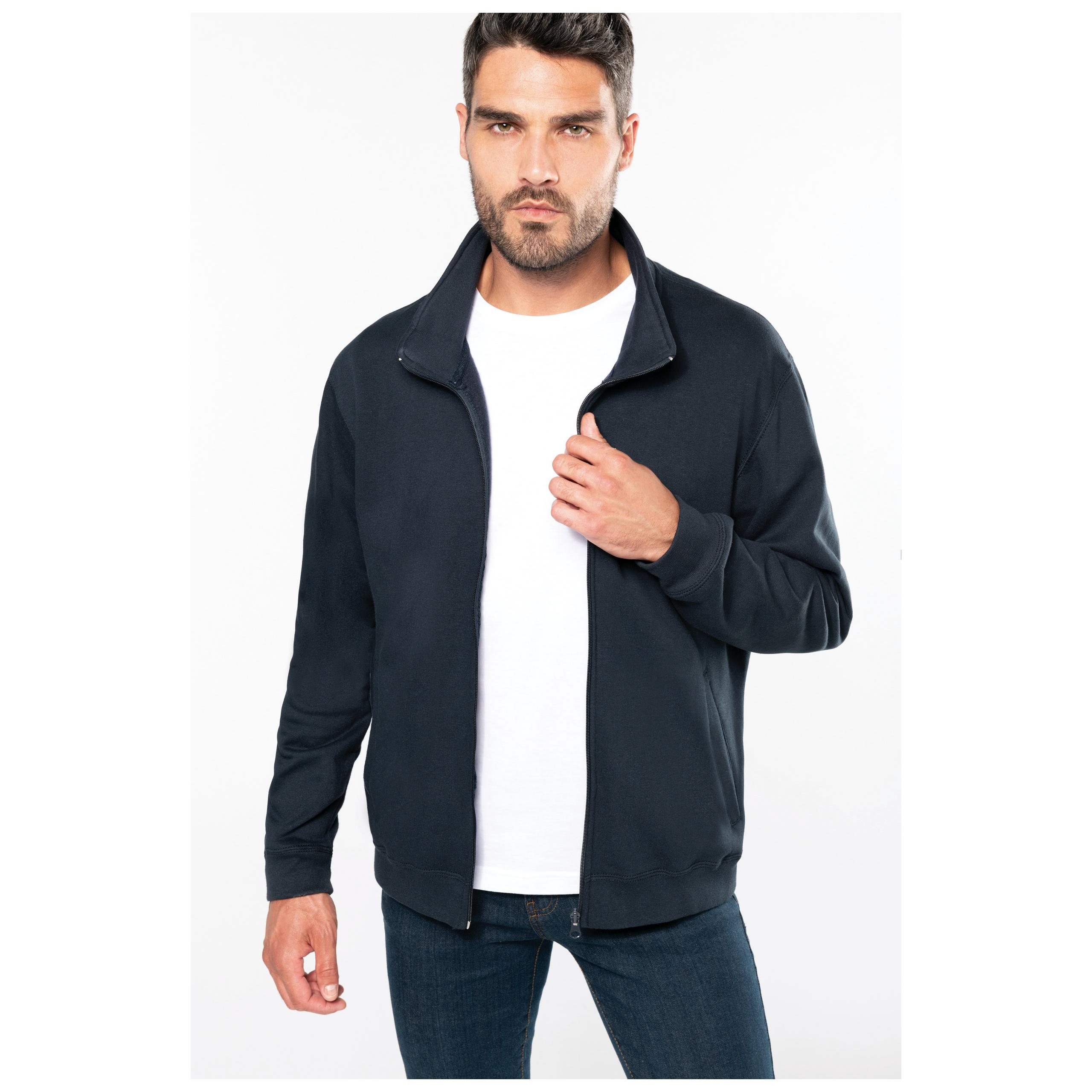 Kariban - Veste molleton zippée homme - Black - XS