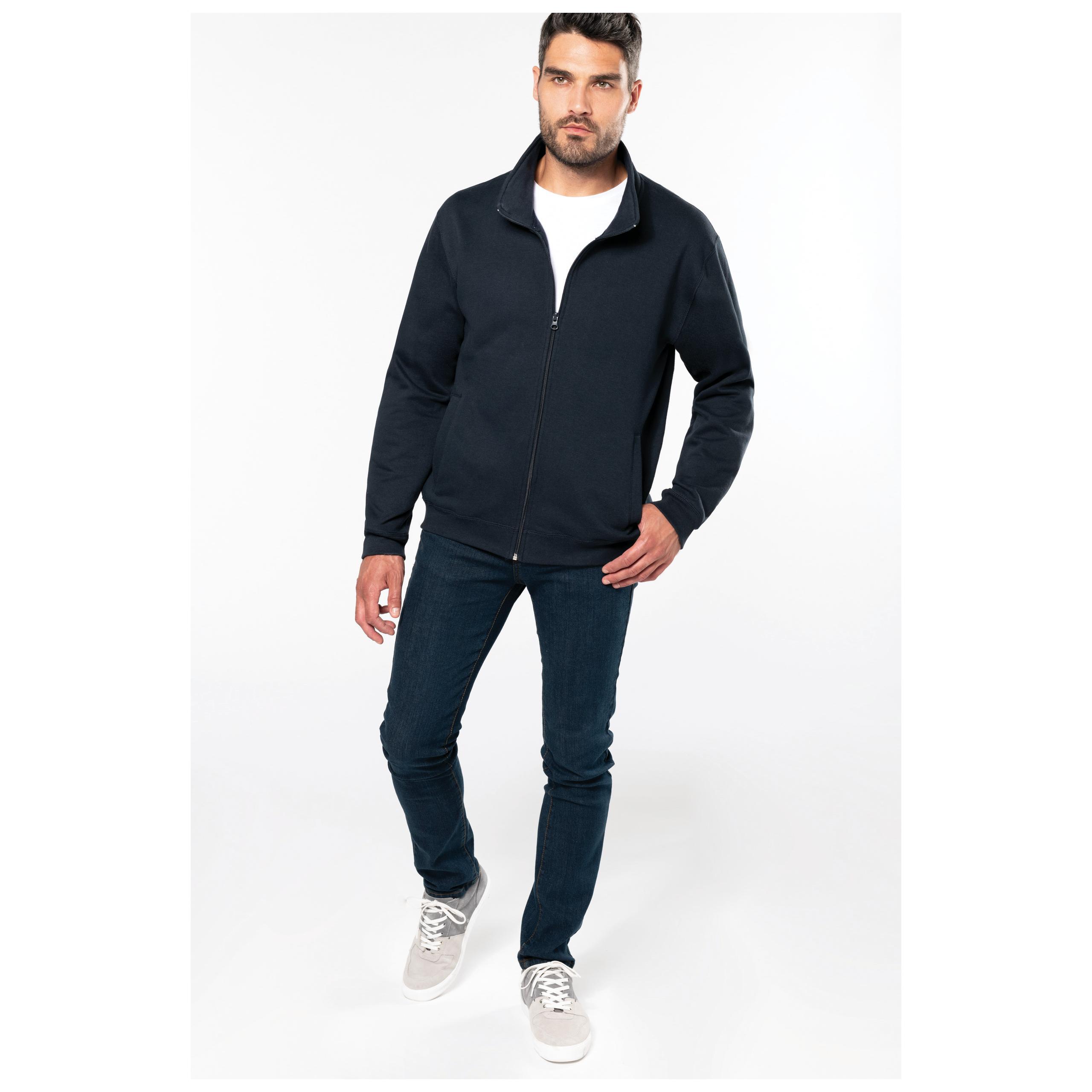 Kariban - Veste molleton zippée homme - Black - XS