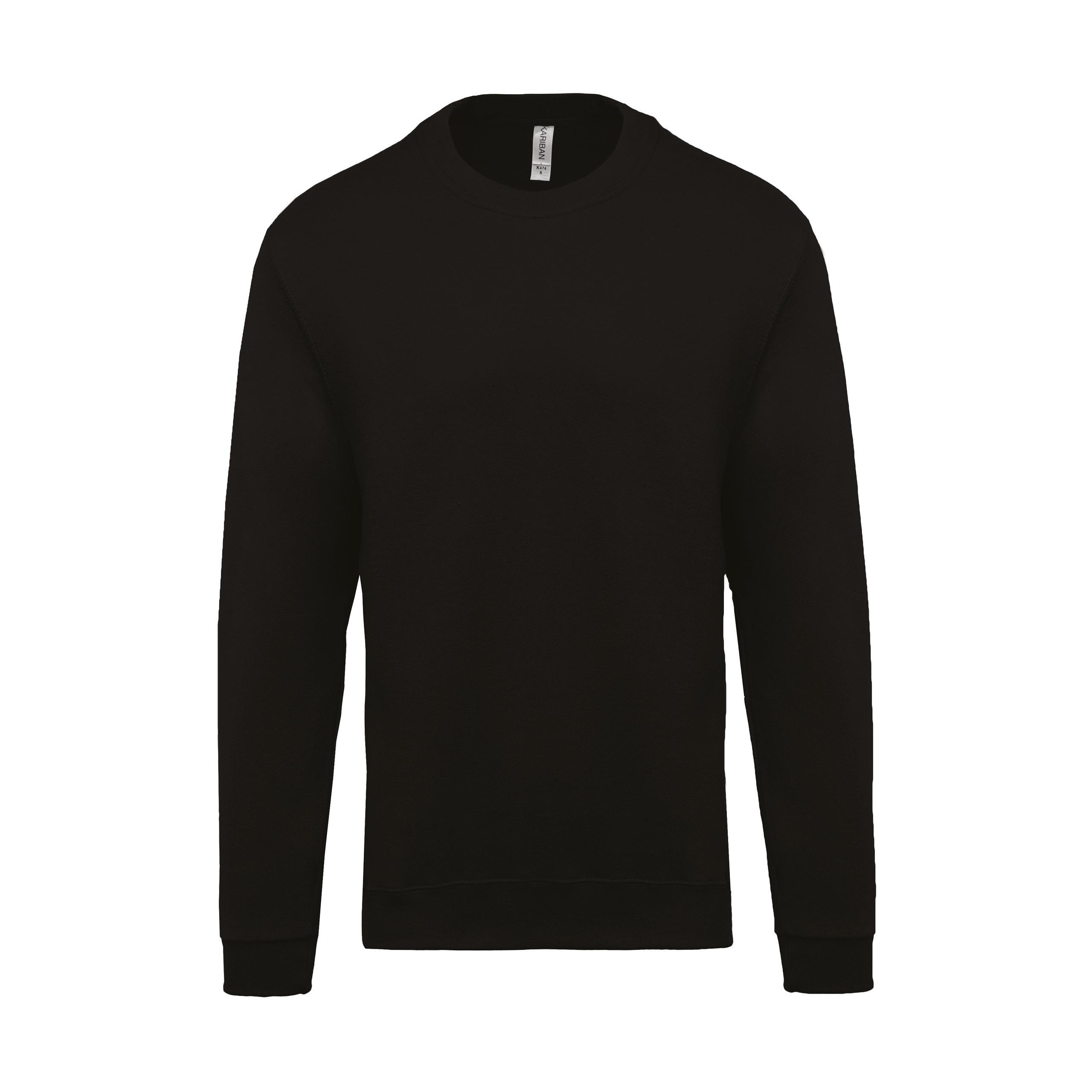 Kariban - Sweat-shirt col rond - Black - XS