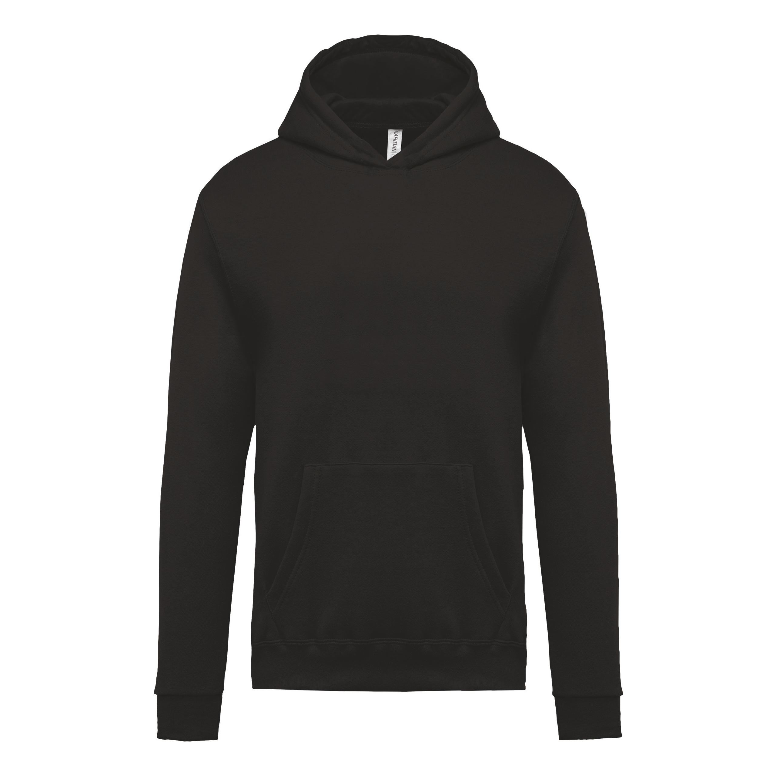 Kariban - Sweat-shirt capuche enfant - Black - 4/6 ans