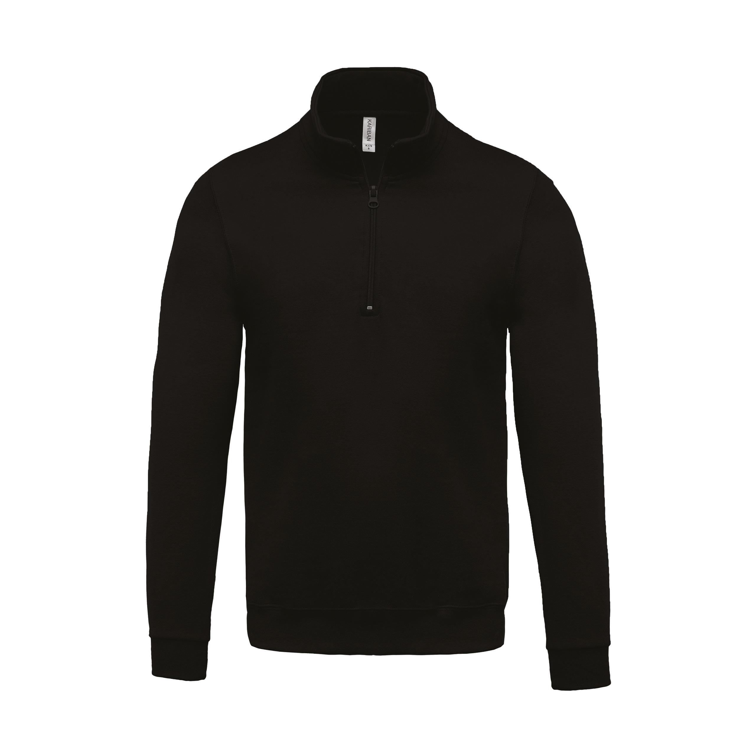 Kariban - Sweat-shirt col zippé - Black - 3XL