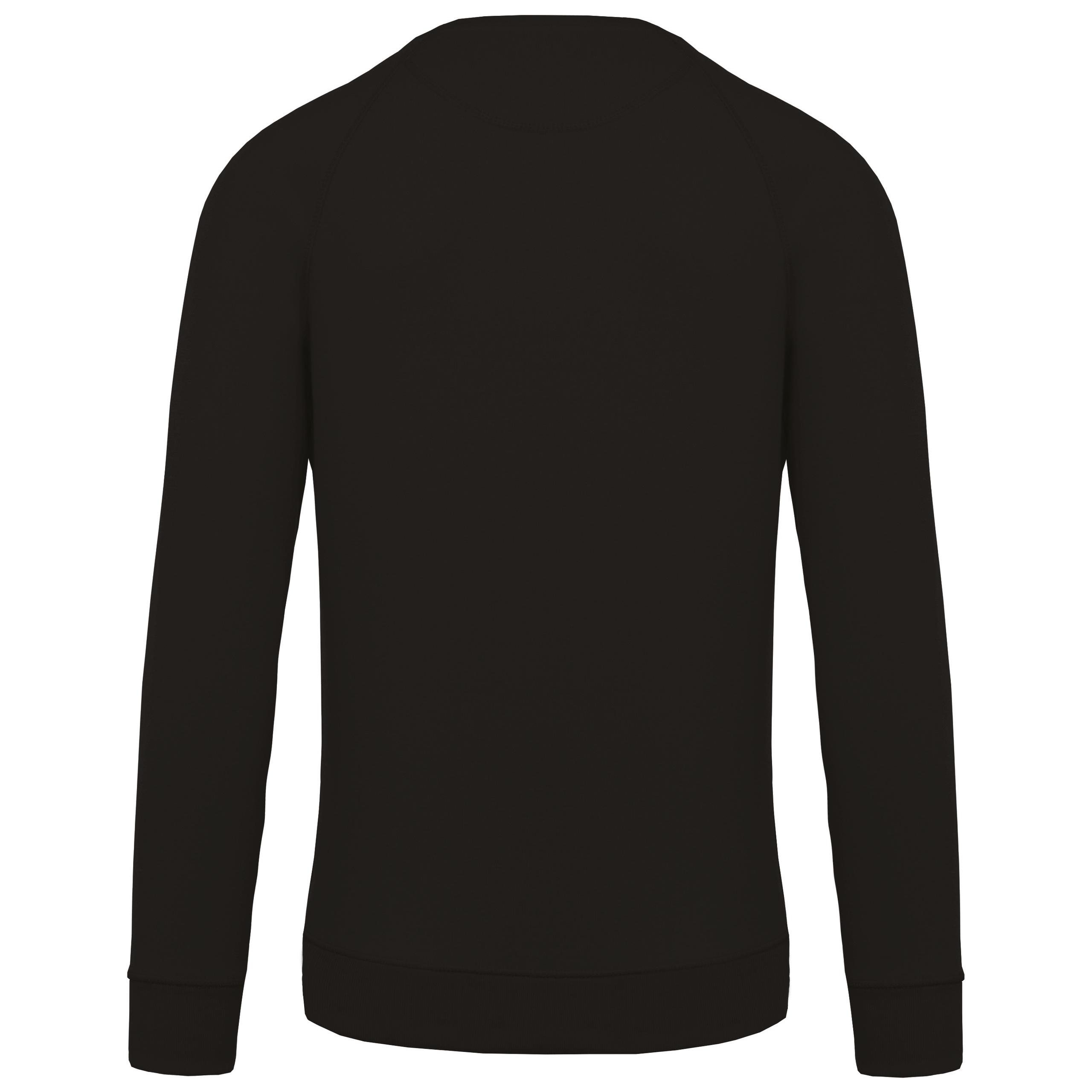 Kariban - Sweat-shirt Bio col rond manches raglan homme - Black - 3XL