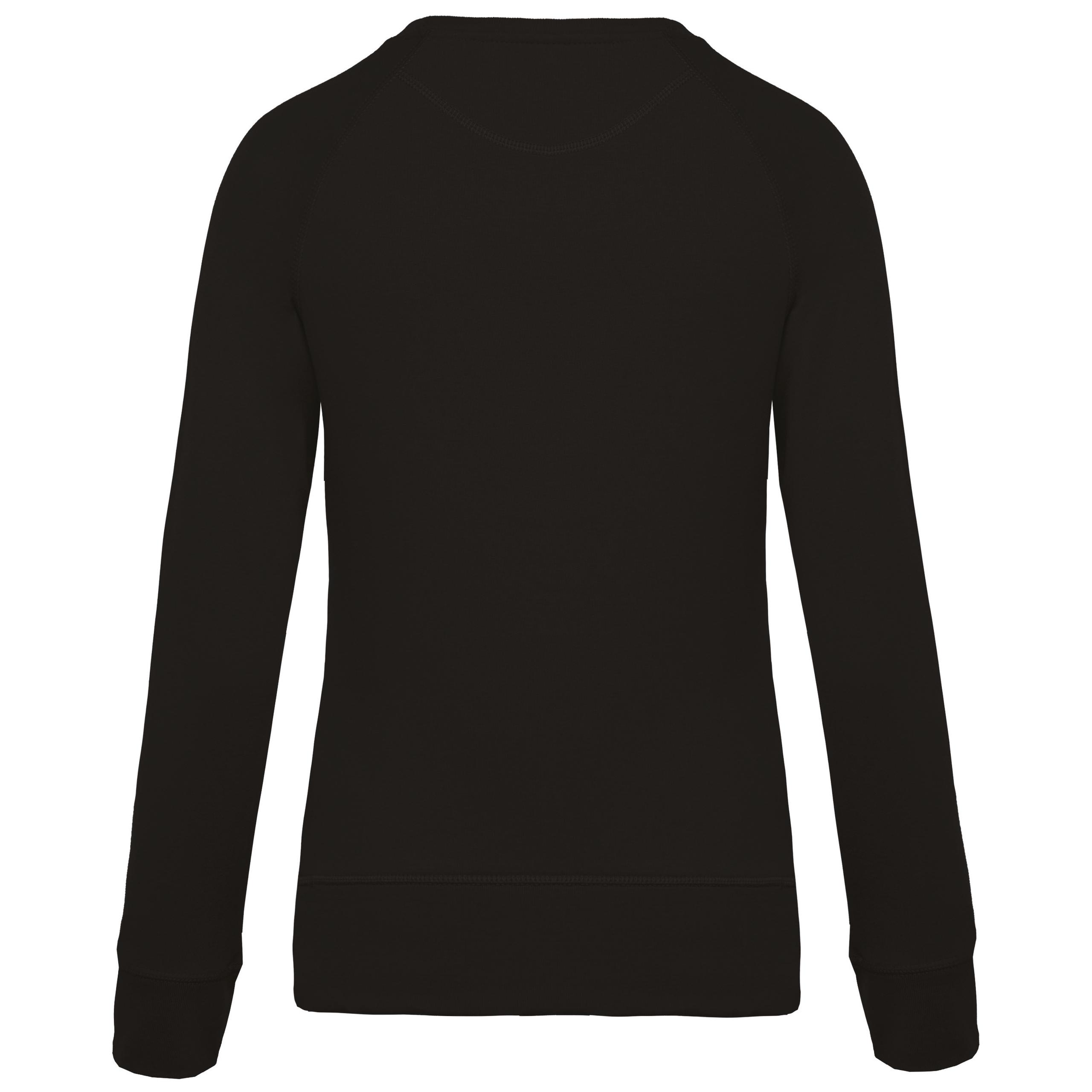 Kariban - Sweat-shirt Bio col rond manches raglan femme - Black - L