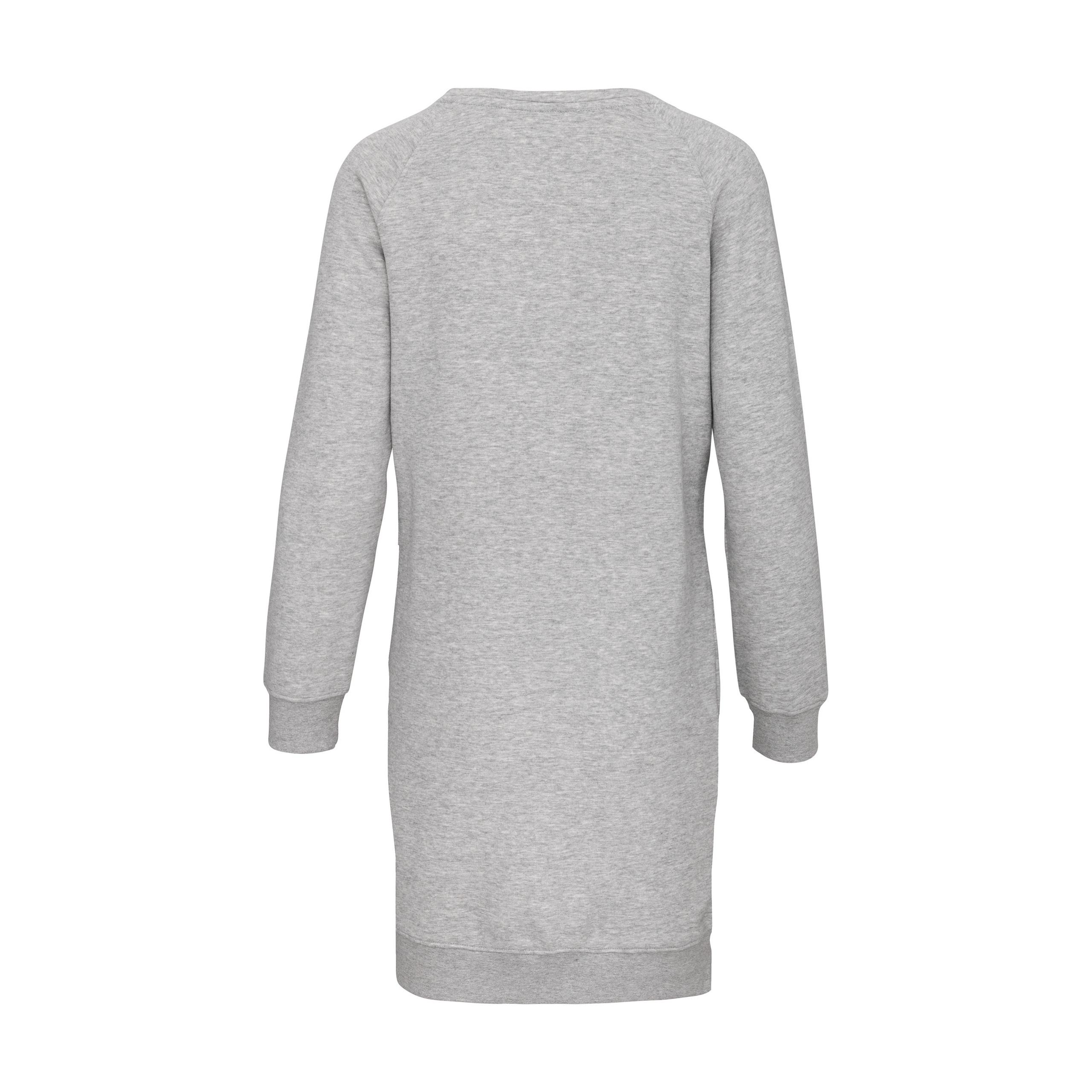 Kariban - Robe Lounge Bio en molleton - Light grey heather - XS