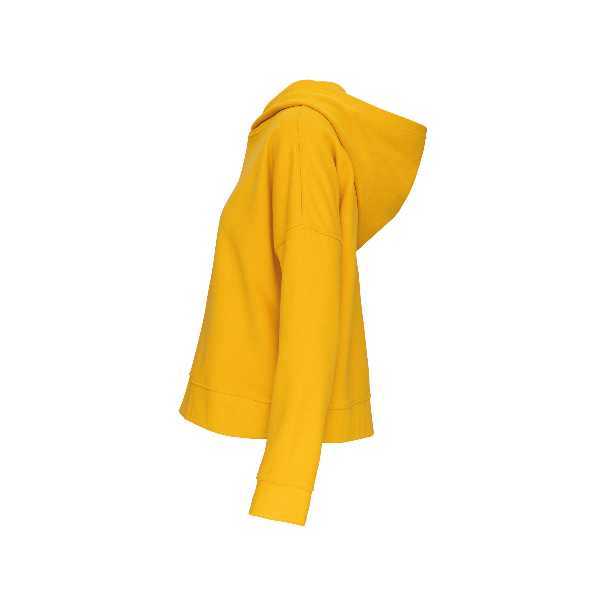 Kariban - Sweat-shirt capuche lounge Bio femme - Mellow Yellow - S/M