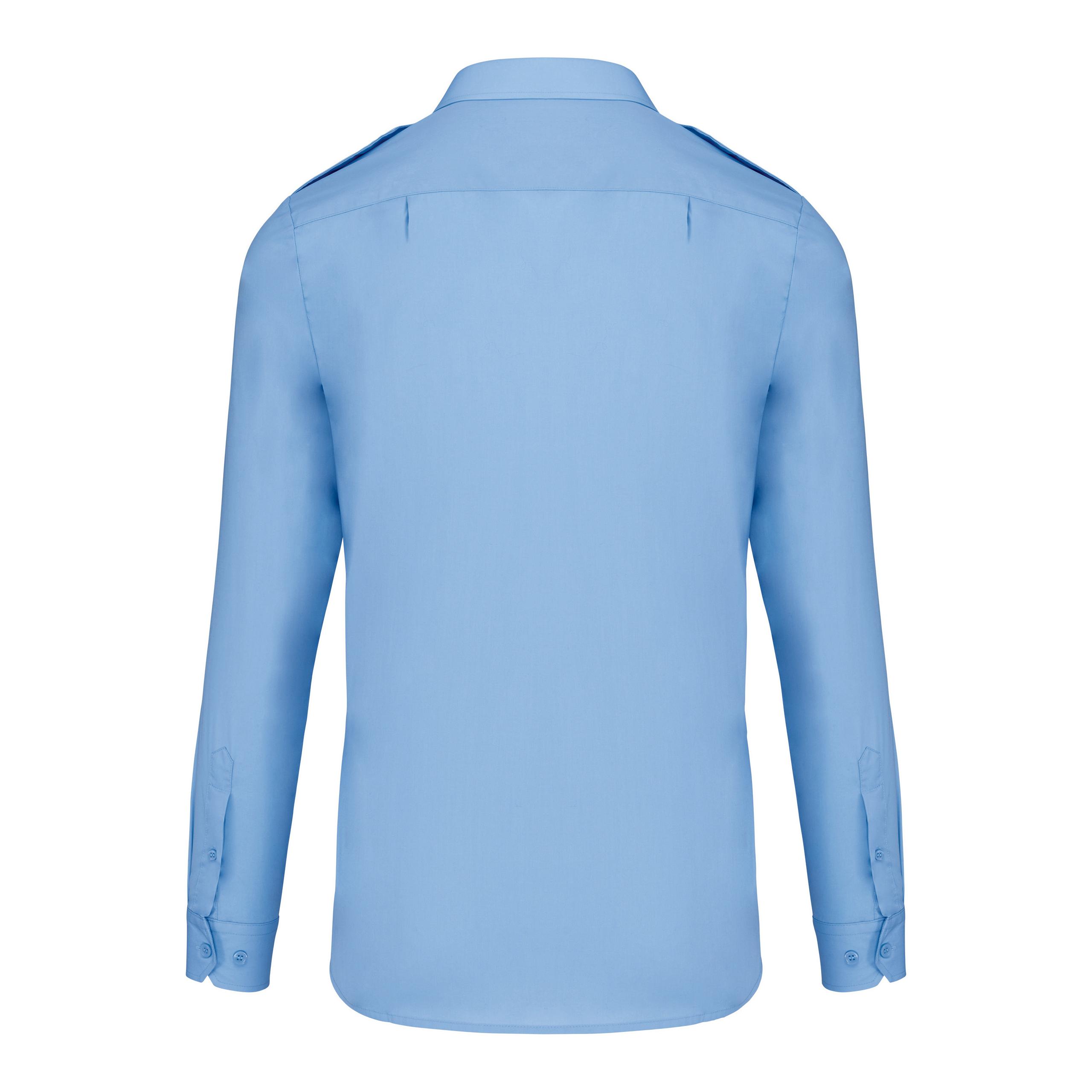 Kariban - Chemise pilote manches longues homme - Sky Blue - S