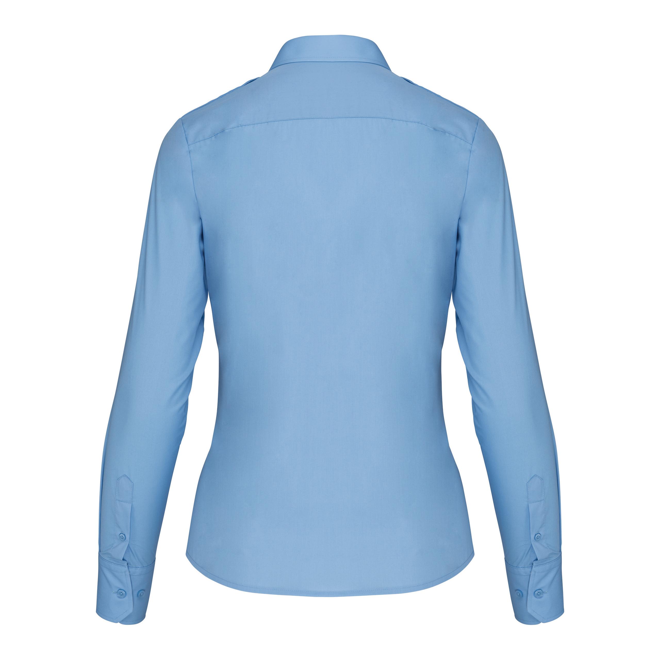 Kariban - Chemise pilote manches longues femme - Sky Blue - S