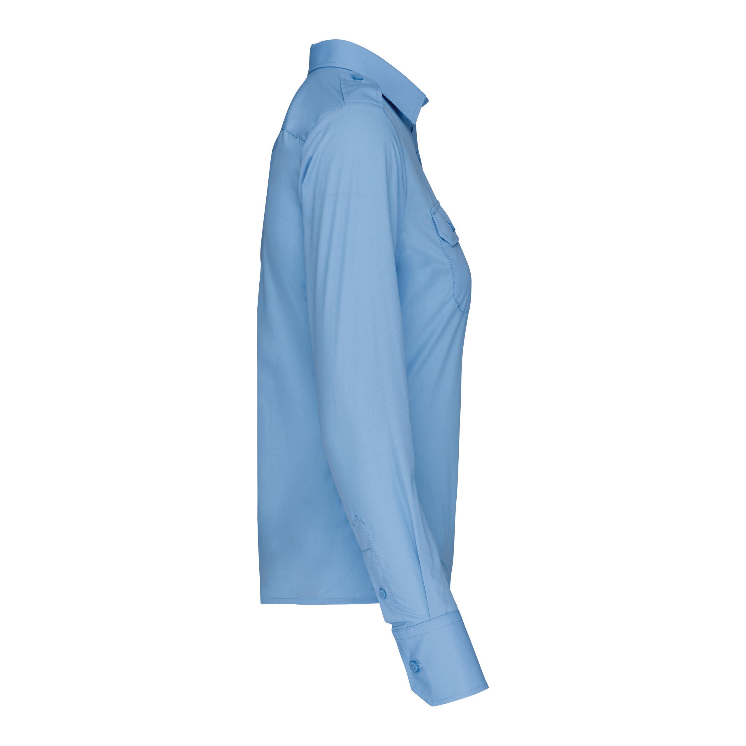 Kariban - Chemise pilote manches longues femme - Sky Blue - S