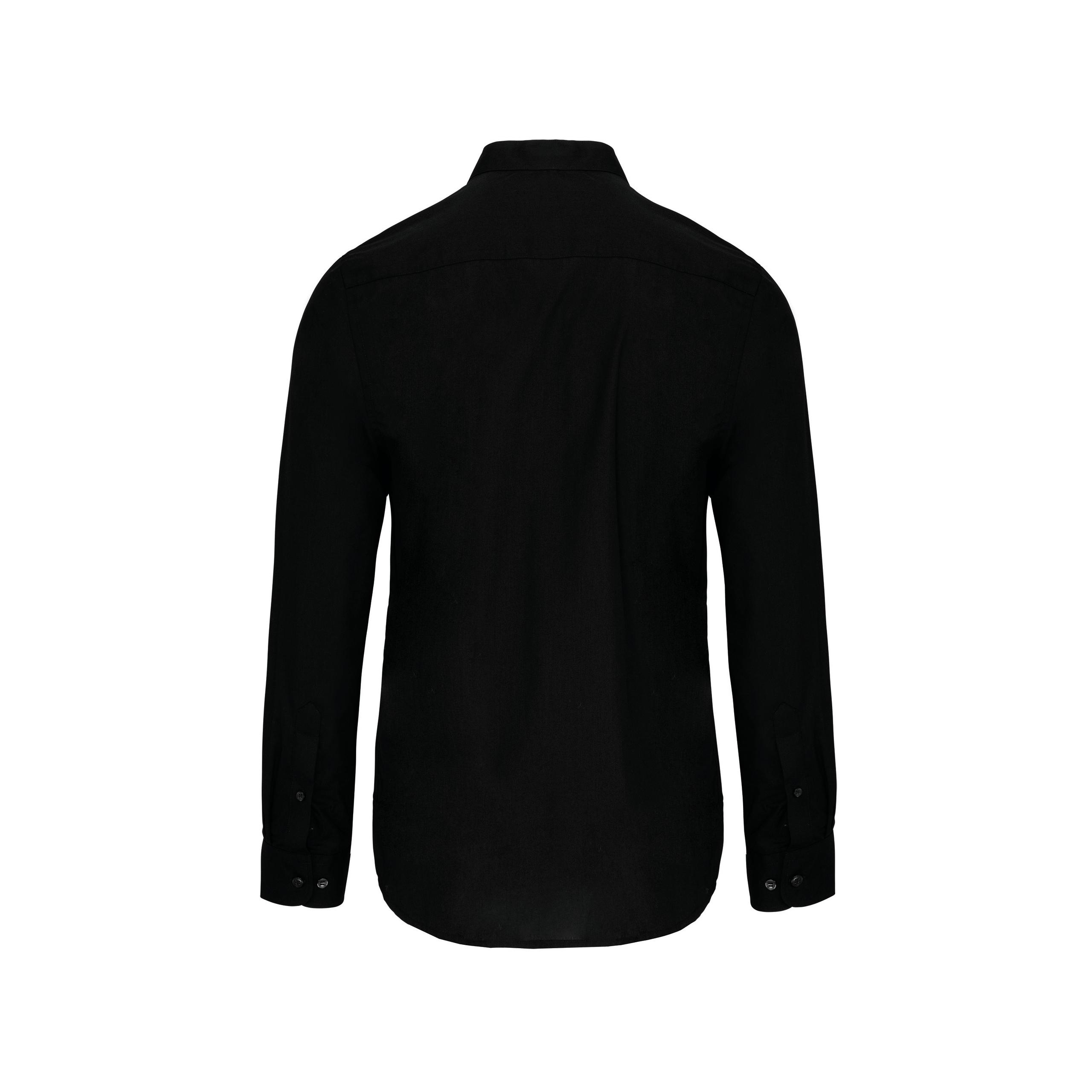 Kariban - Chemise col mao manches longues - Black - S