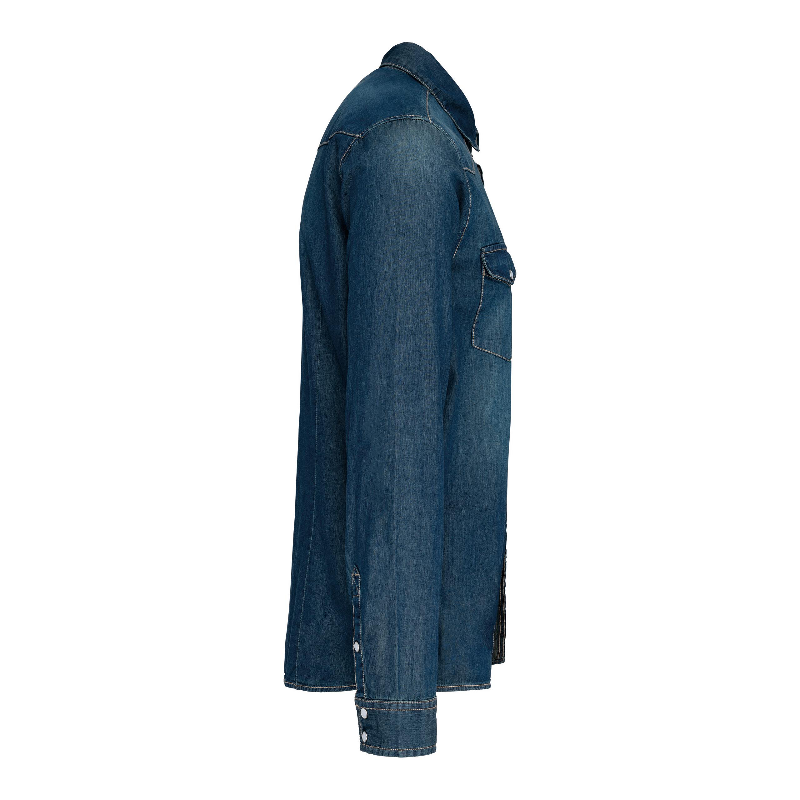 Kariban - Chemise denim manches longues - Blue Jean - M