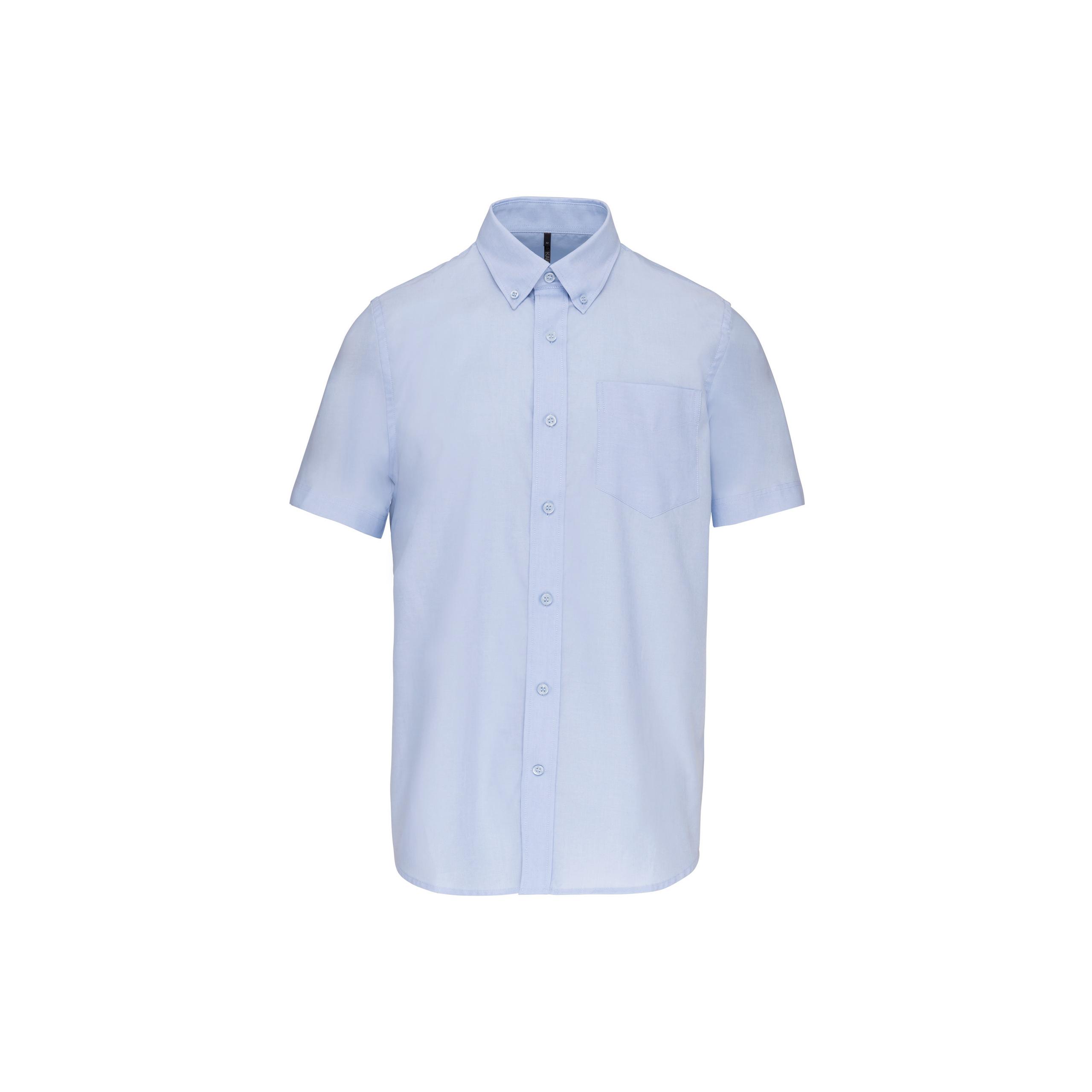 Kariban - Chemise oxford manches courtes - Oxford Blue - 3XL