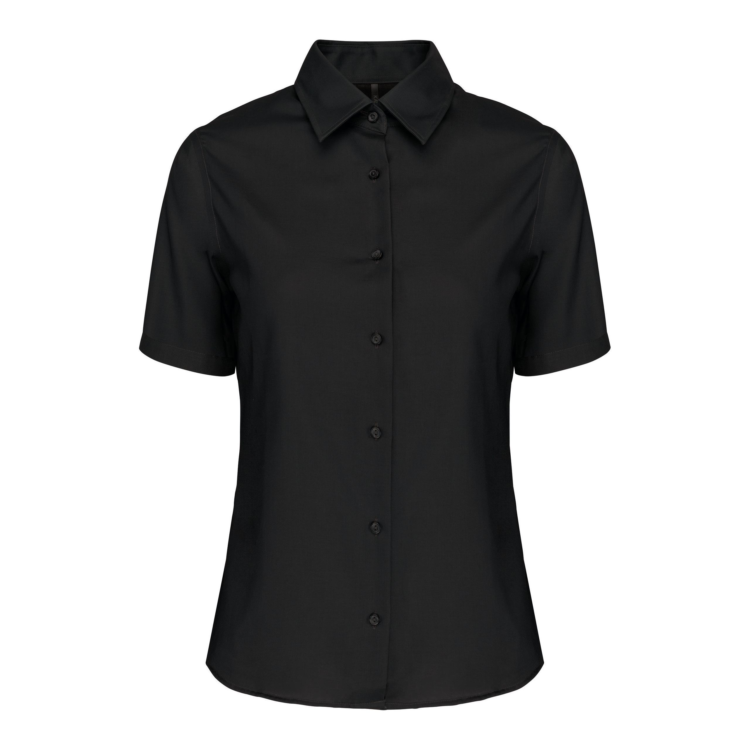 Kariban - Chemise manches courtes sans repassage femme - Black - 3XL